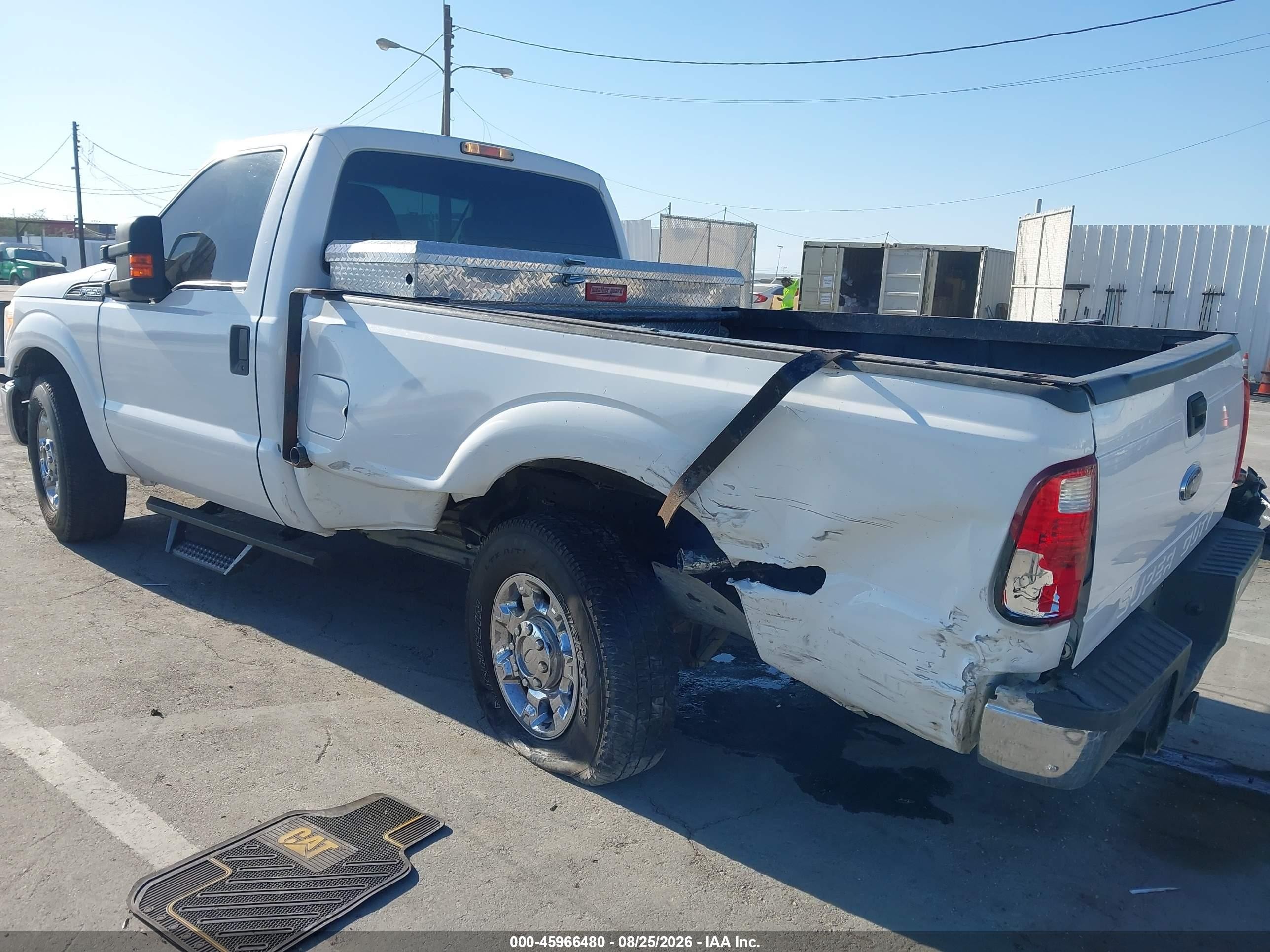 2014 Ford F-250 Xl Белый vin: 1FTBF2A61EEB00950