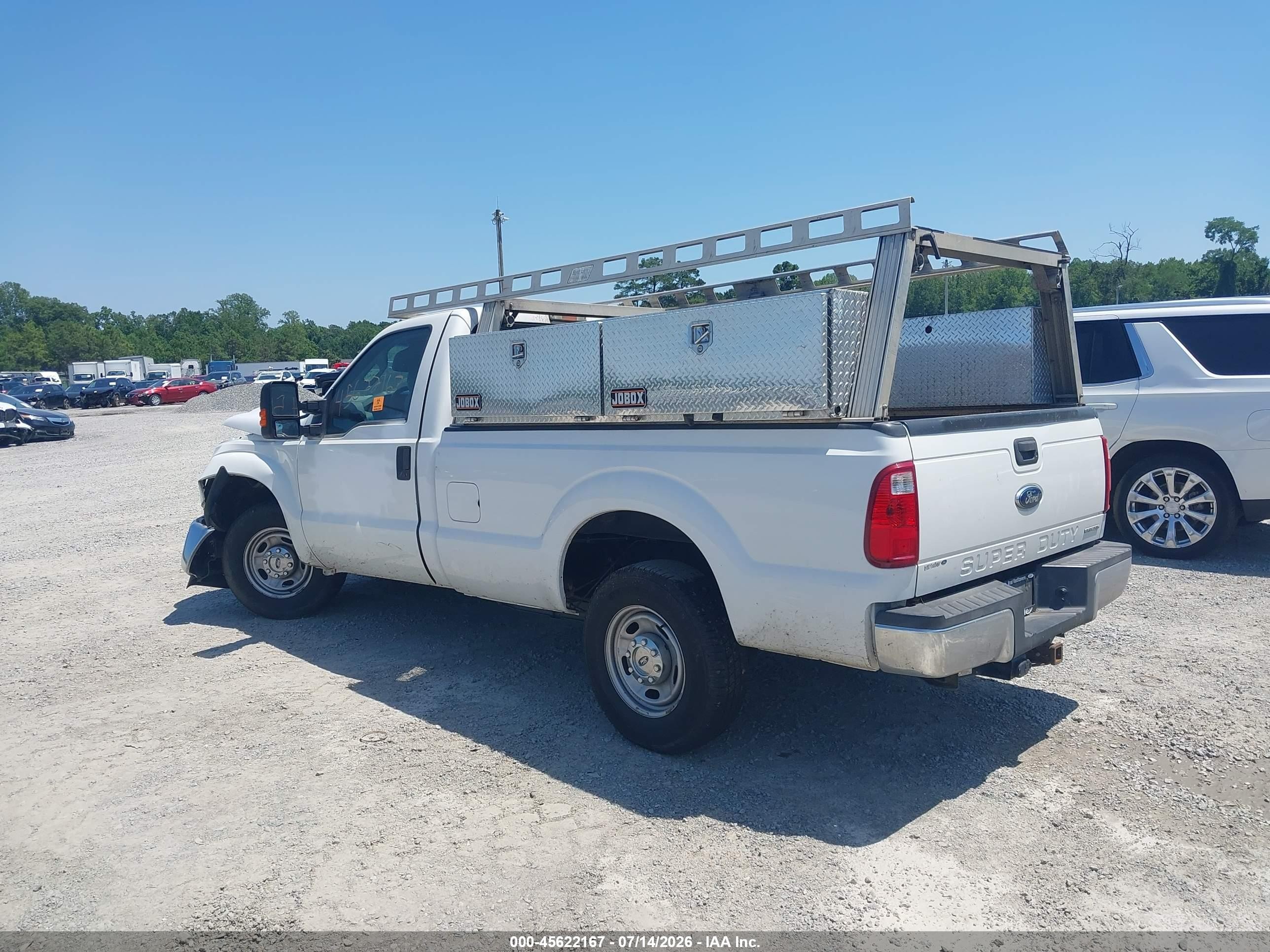 2014 Ford F-250 Xl Белый vin: 1FTBF2A62EEB58985