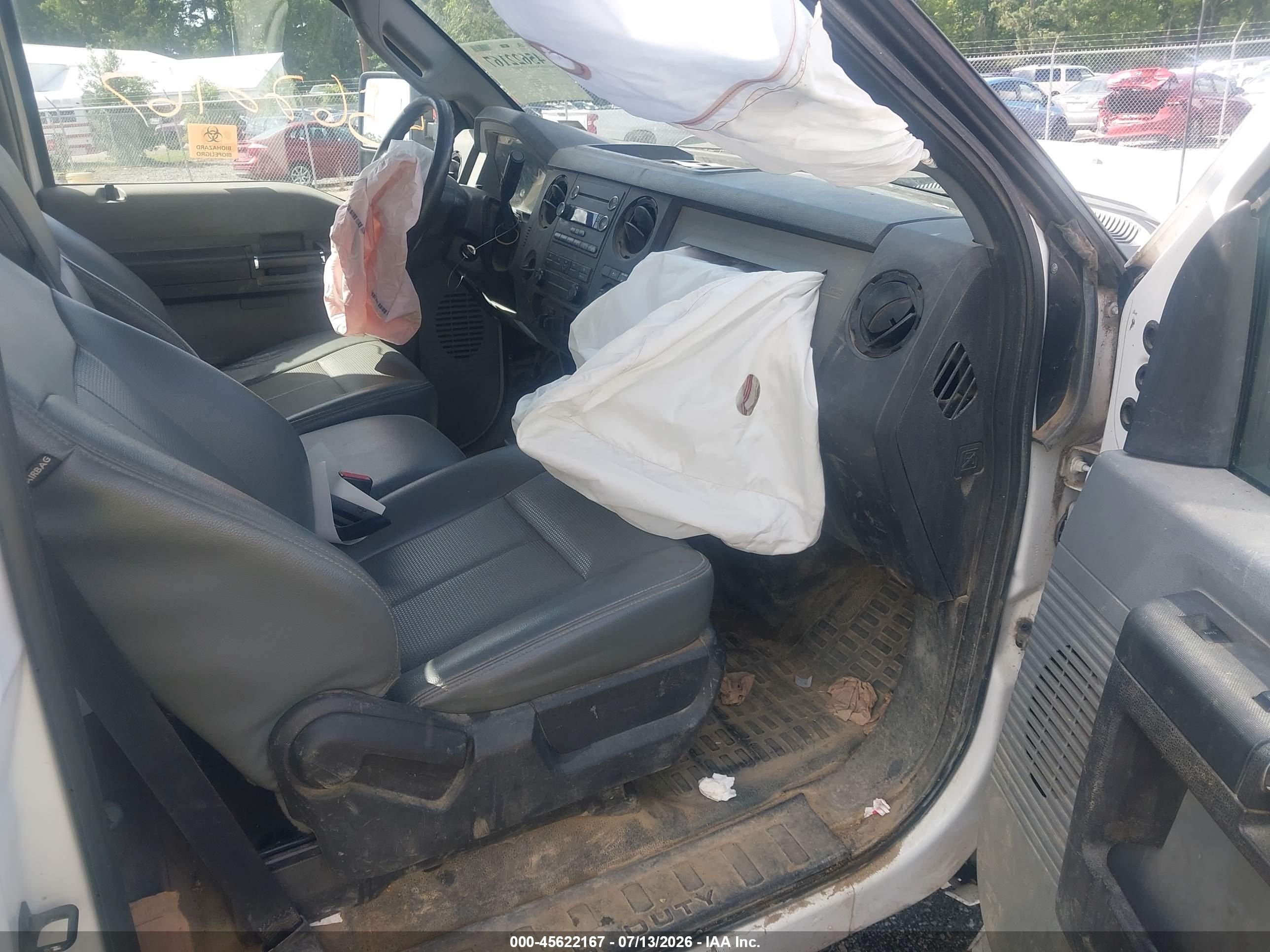 2014 Ford F-250 Xl Белый vin: 1FTBF2A62EEB58985