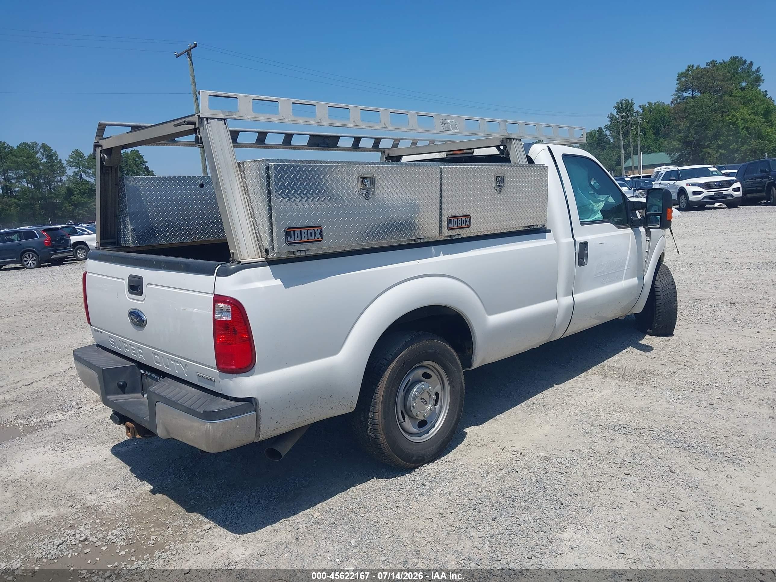 2014 Ford F-250 Xl Белый vin: 1FTBF2A62EEB58985