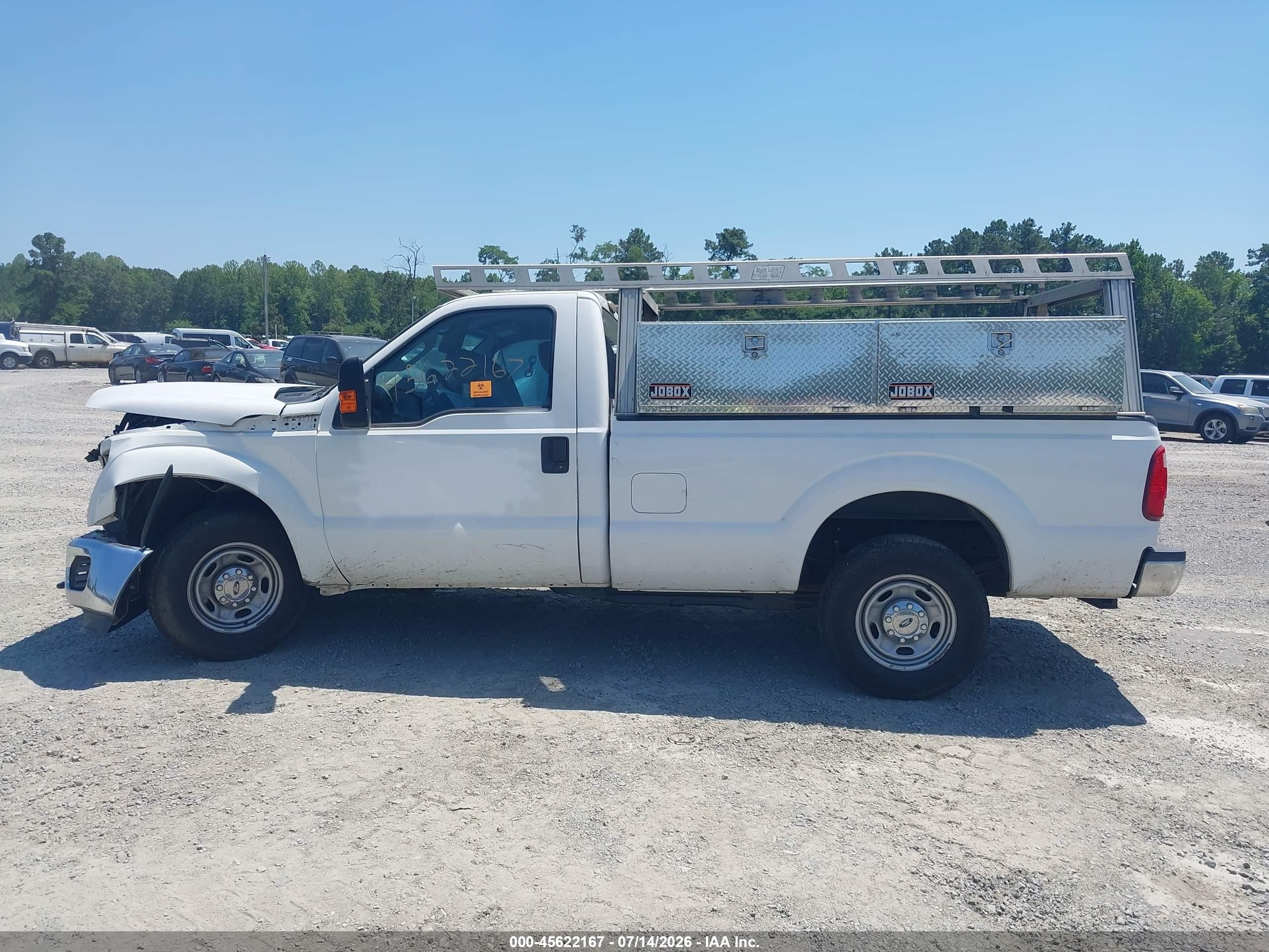2014 Ford F-250 Xl Белый vin: 1FTBF2A62EEB58985