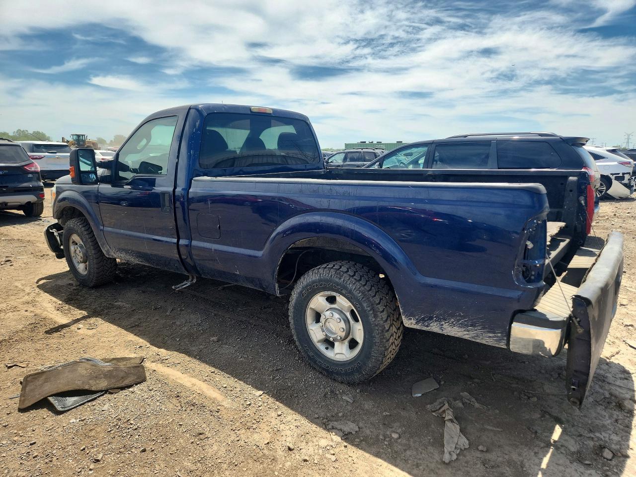 2011 Ford F250 Super Duty Blue vin: 1FTBF2A66BEB66969