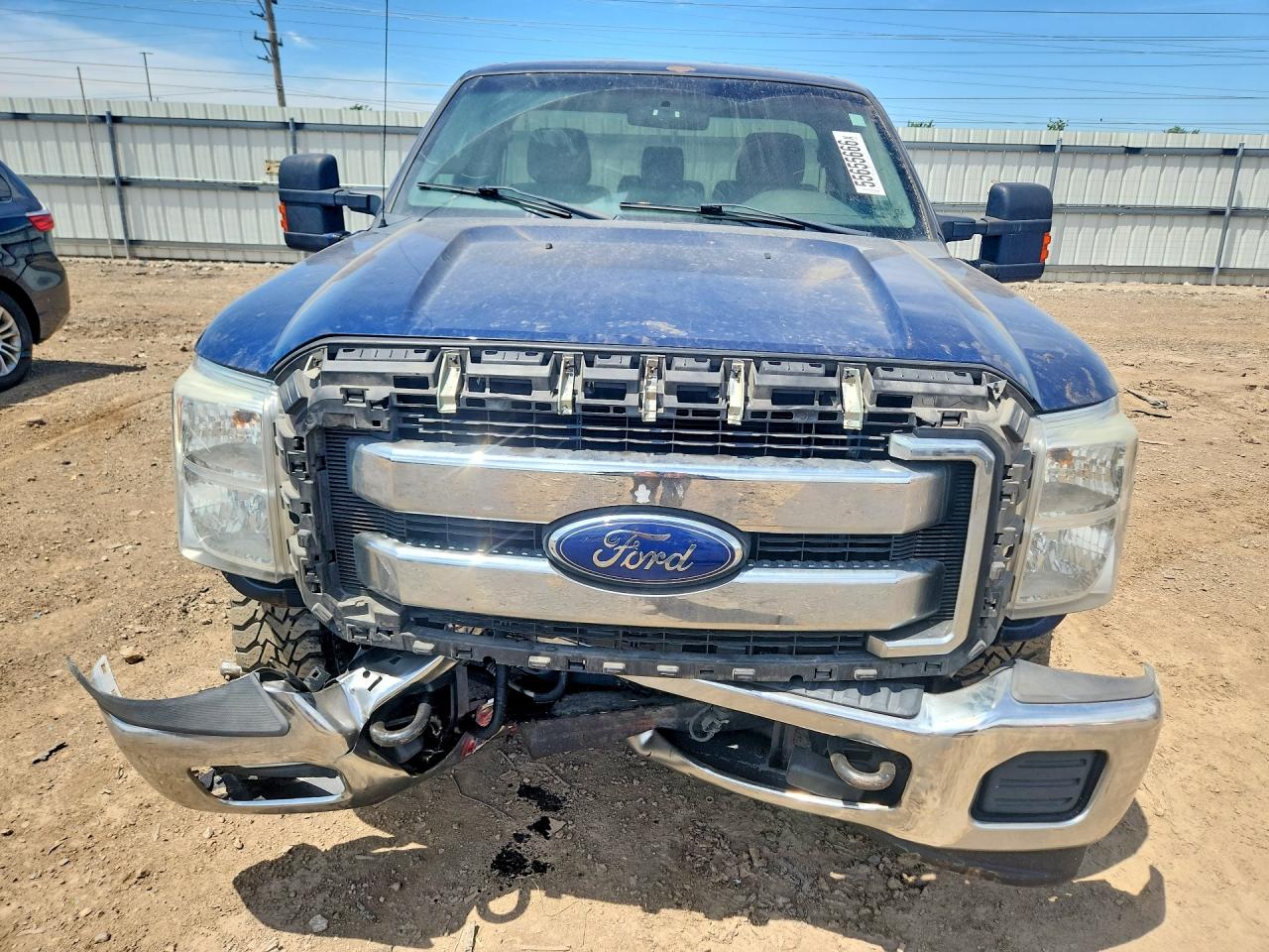 2011 Ford F250 Super Duty Blue vin: 1FTBF2A66BEB66969