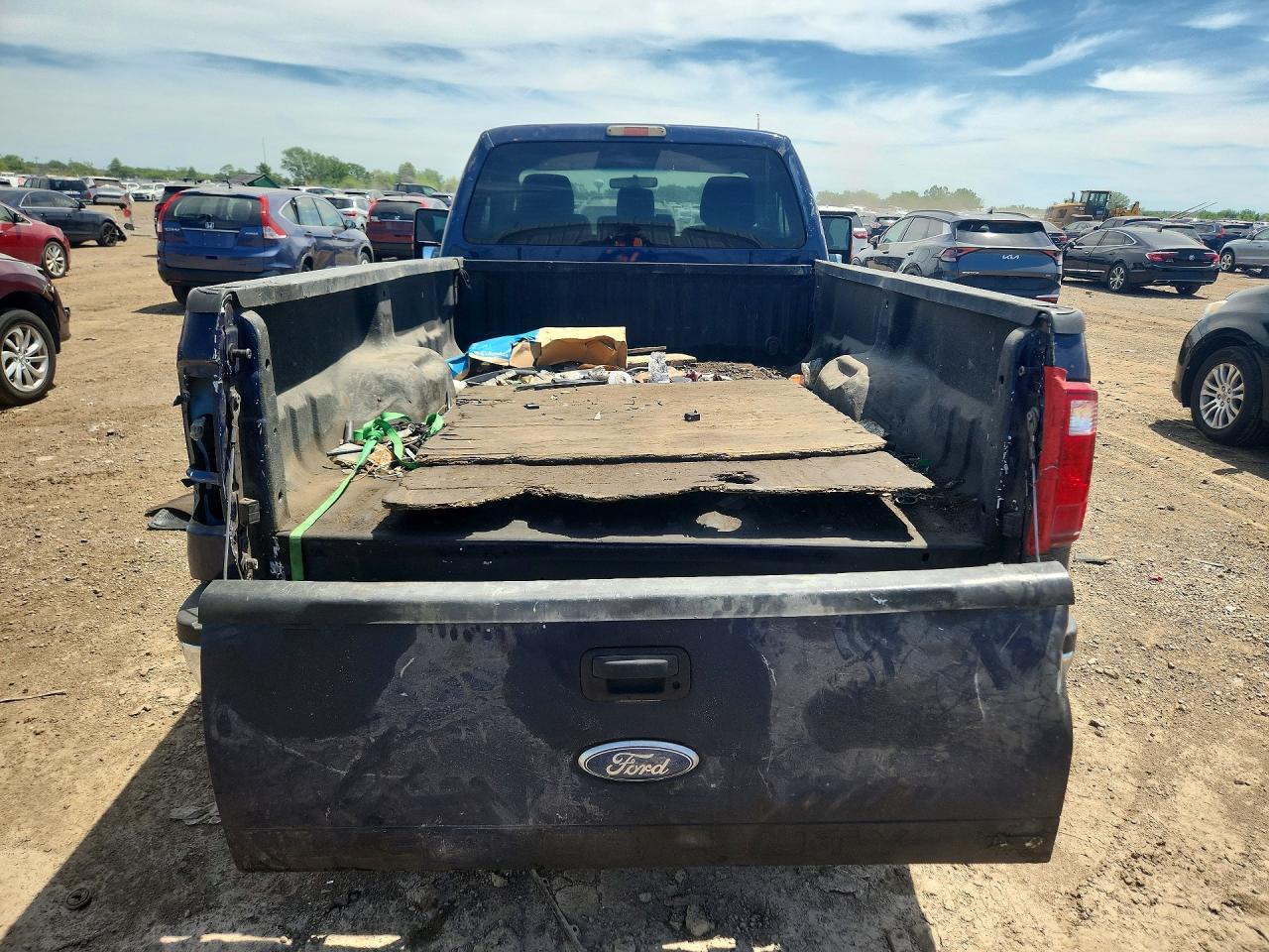 2011 Ford F250 Super Duty Blue vin: 1FTBF2A66BEB66969