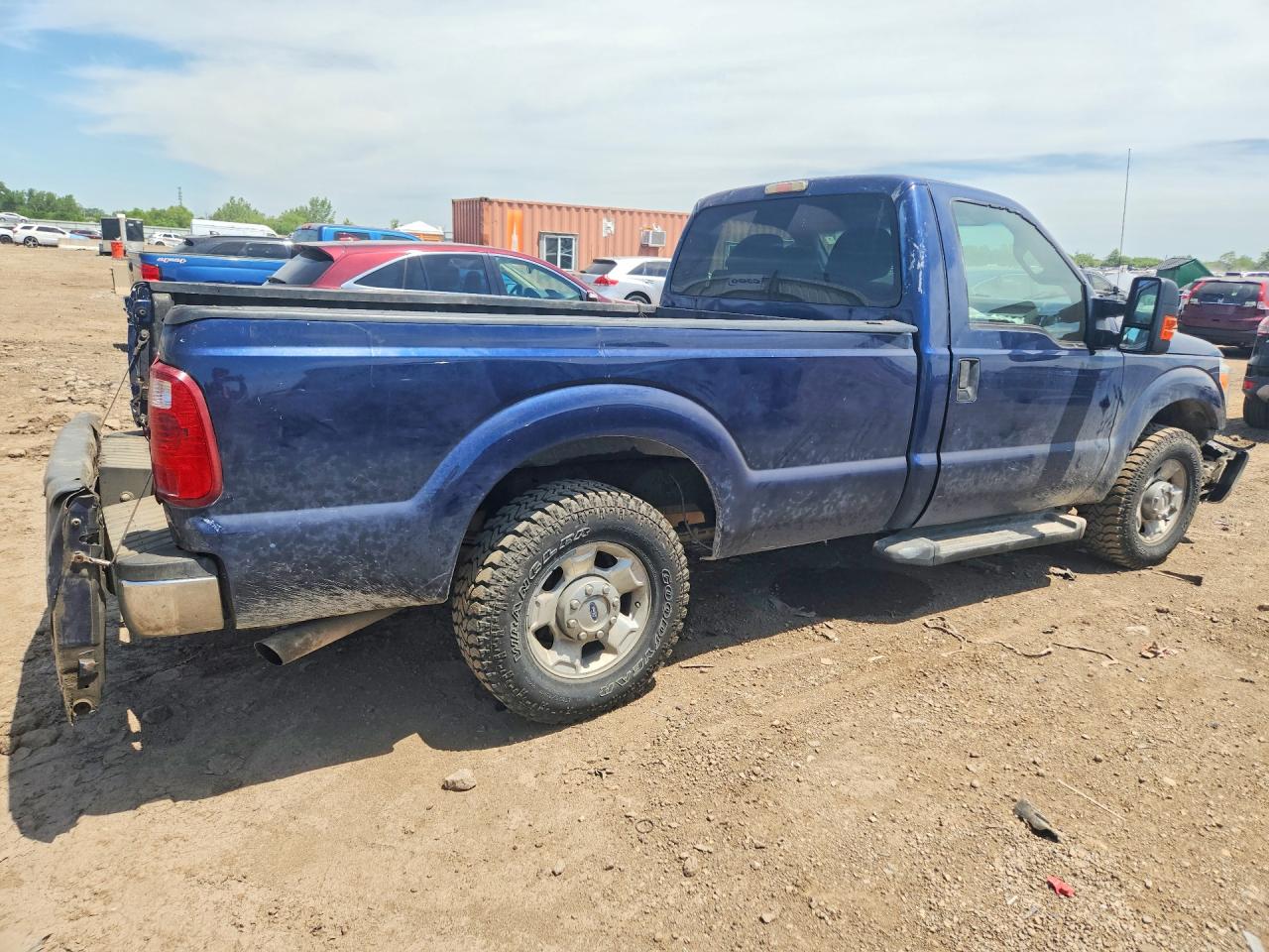 2011 Ford F250 Super Duty Blue vin: 1FTBF2A66BEB66969