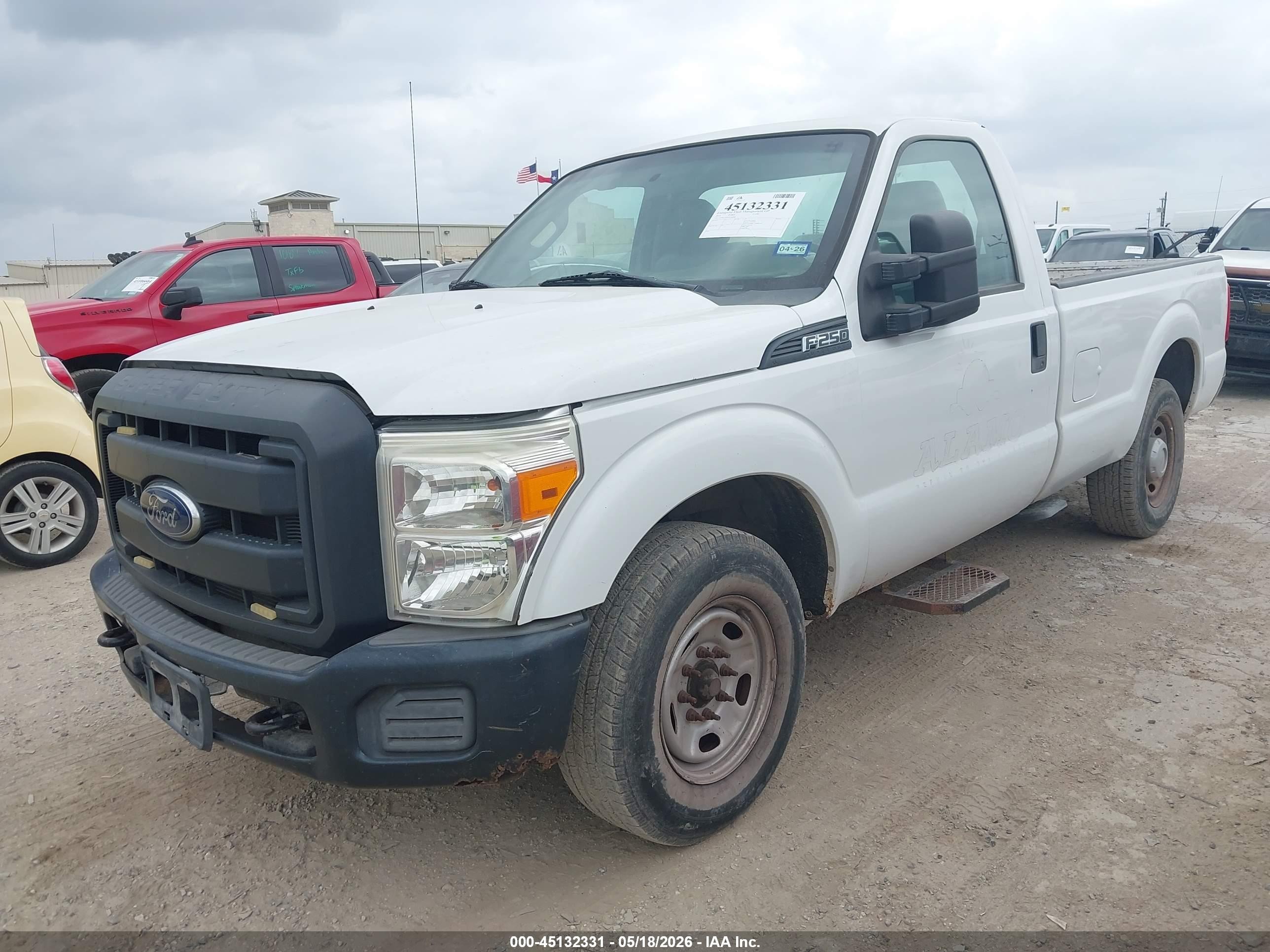 2014 Ford F-250 Xl Белый vin: 1FTBF2A66EEA86608