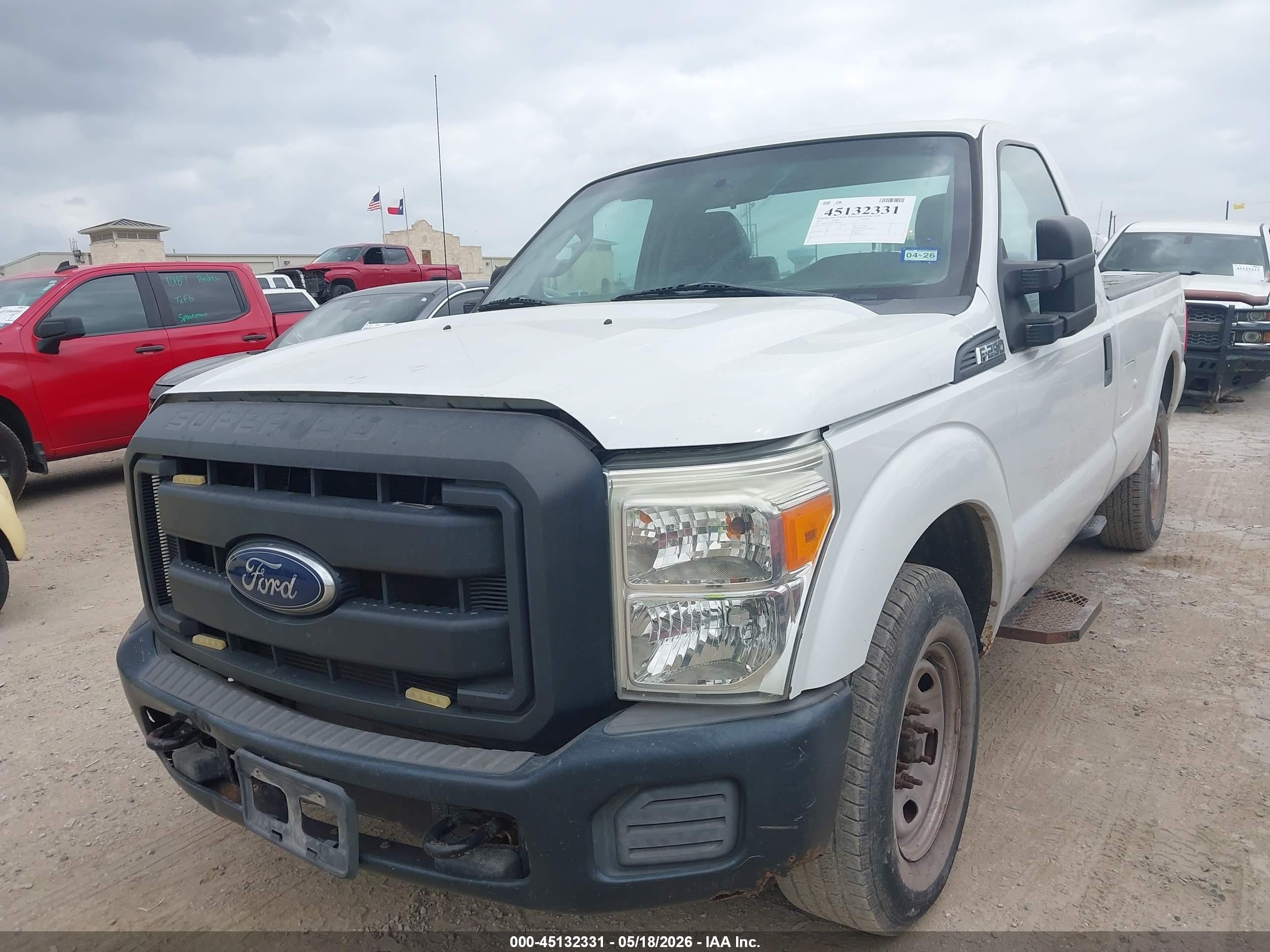 2014 Ford F-250 Xl Белый vin: 1FTBF2A66EEA86608