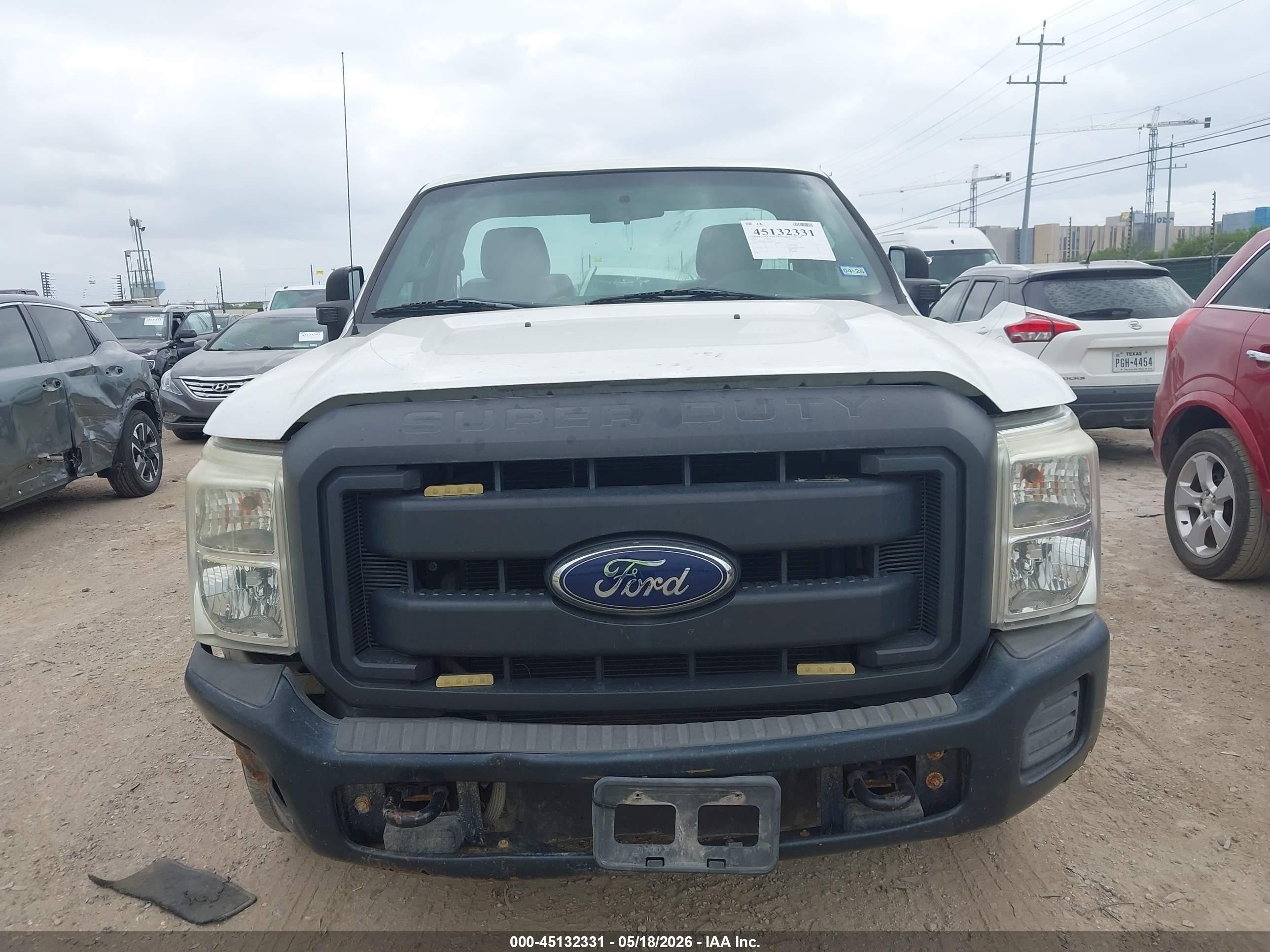 2014 Ford F-250 Xl Белый vin: 1FTBF2A66EEA86608