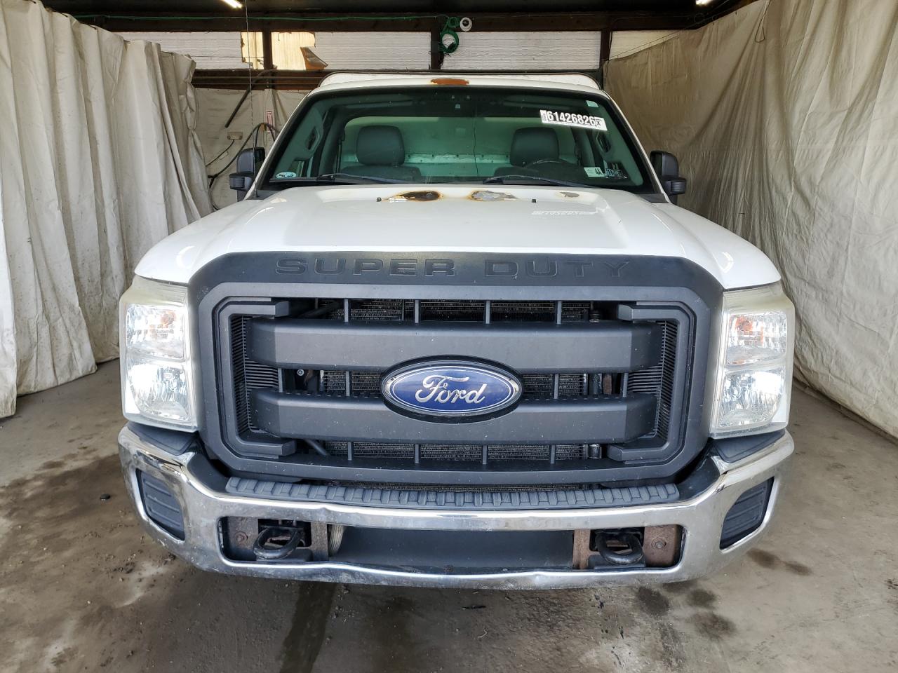 2015 Ford F250 Super Duty Белый vin: 1FTBF2A66FEA80082 Damage: Left Head Lamp, Faded, Acceptable