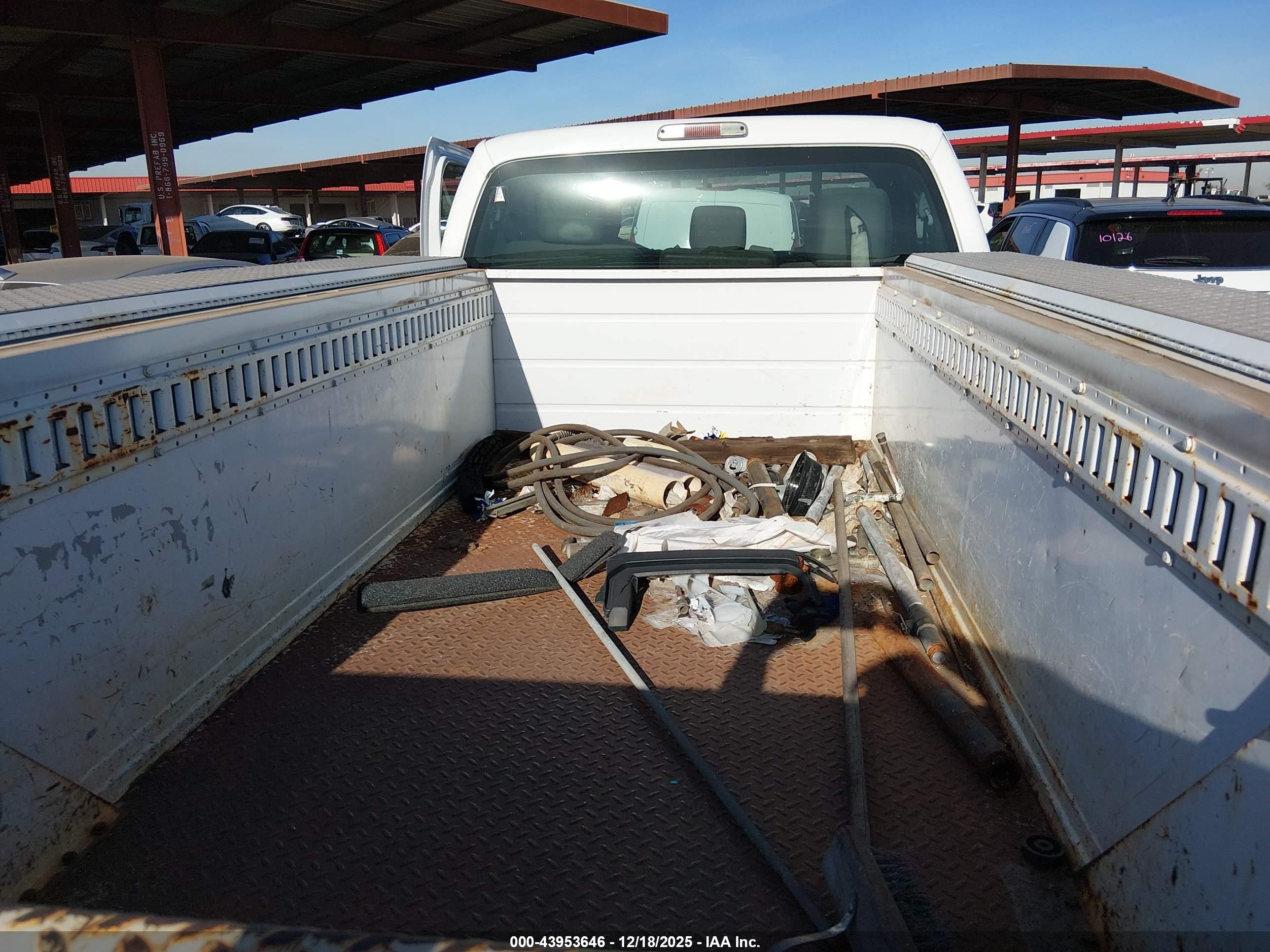 2012 Ford F-250 Xl White vin: 1FTBF2A67CED19165