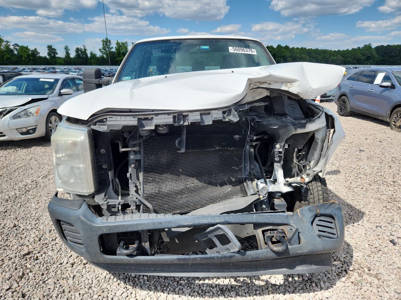 2016 Ford F250 Super Duty White vin: 1FTBF2A67GEC06001