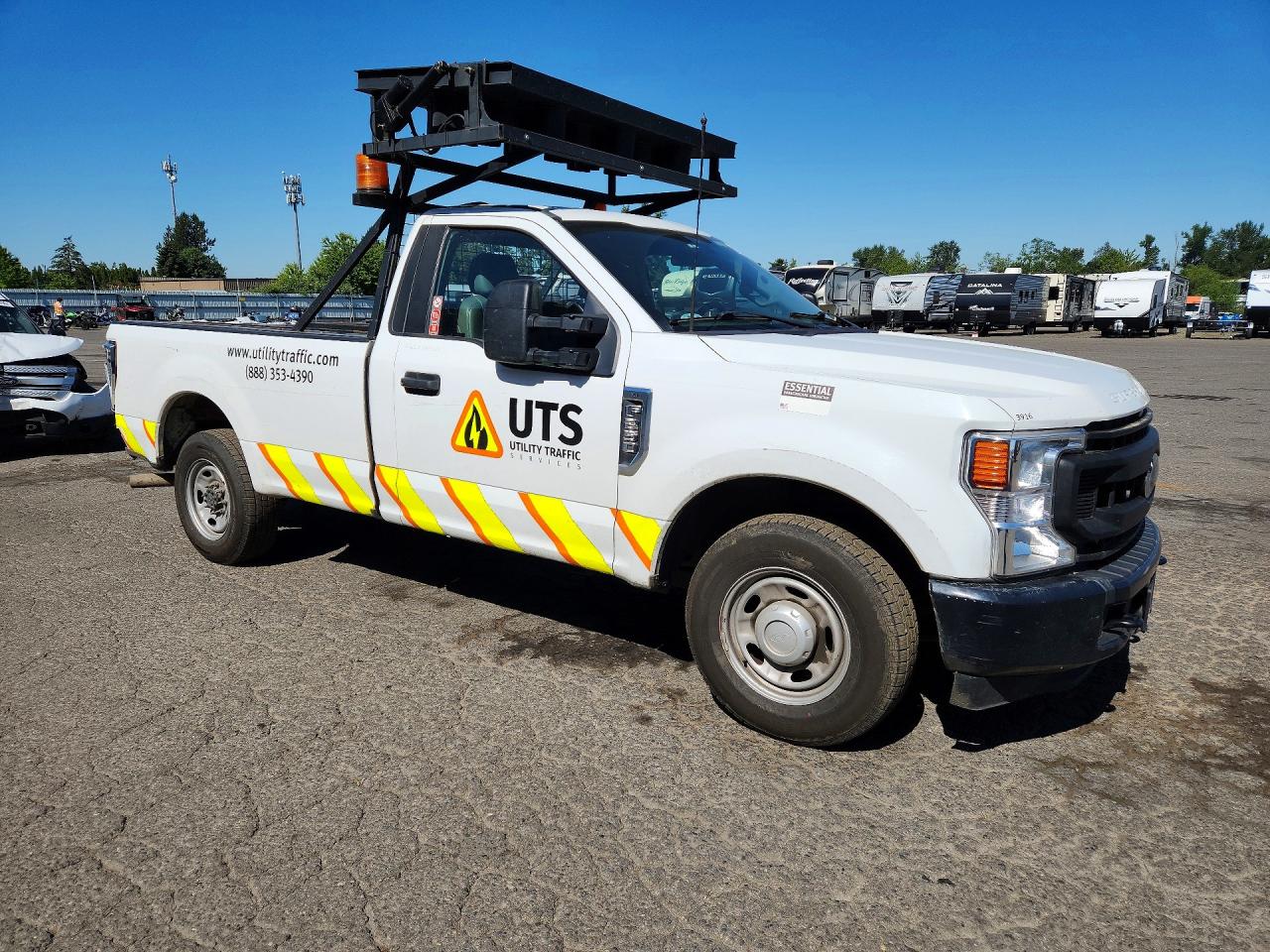2022 Ford F250 Белый vin: 1FTBF2A67NEC17268