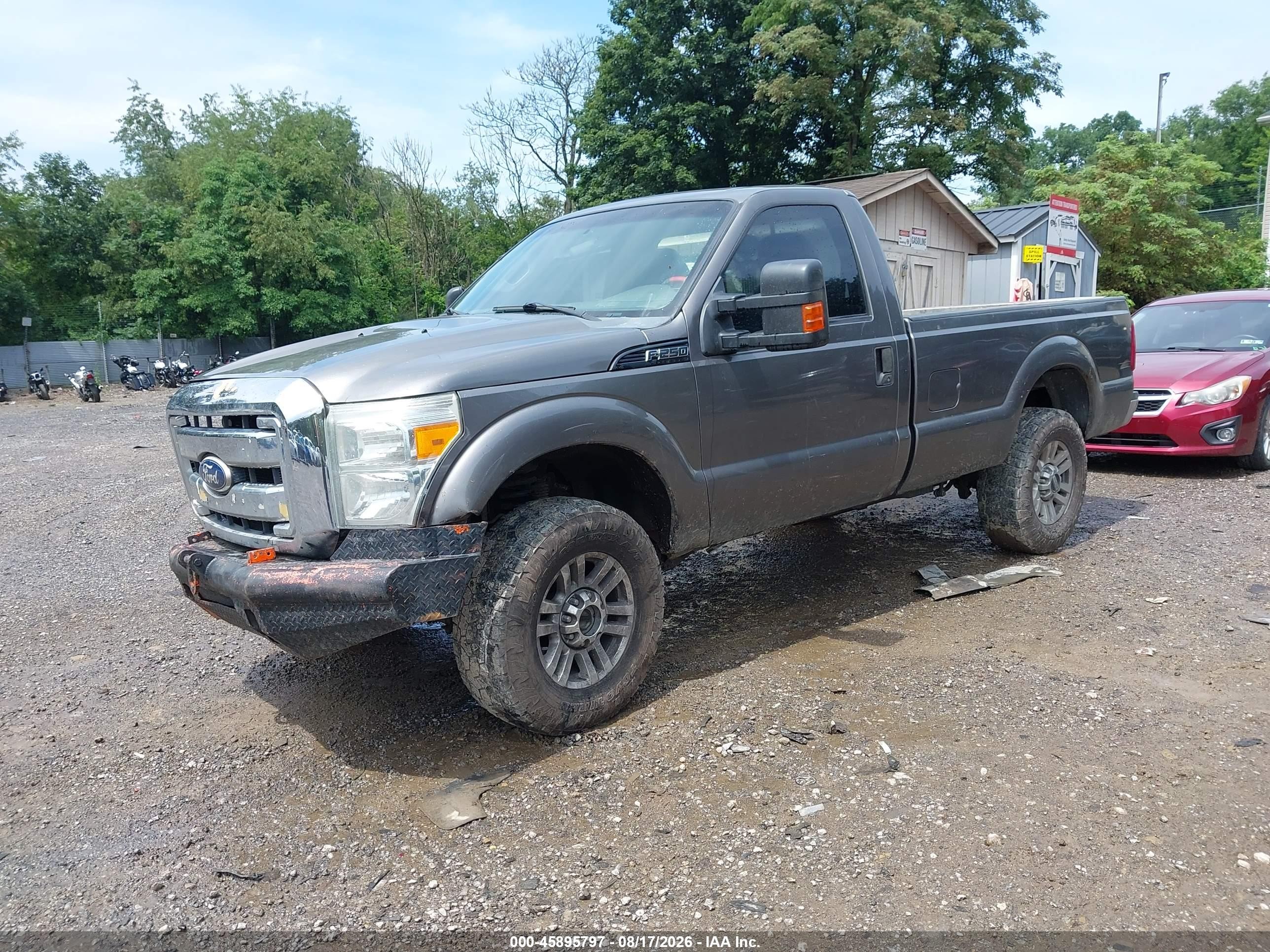 2012 Ford F-250 Xl Gray vin: 1FTBF2A69CEA42566