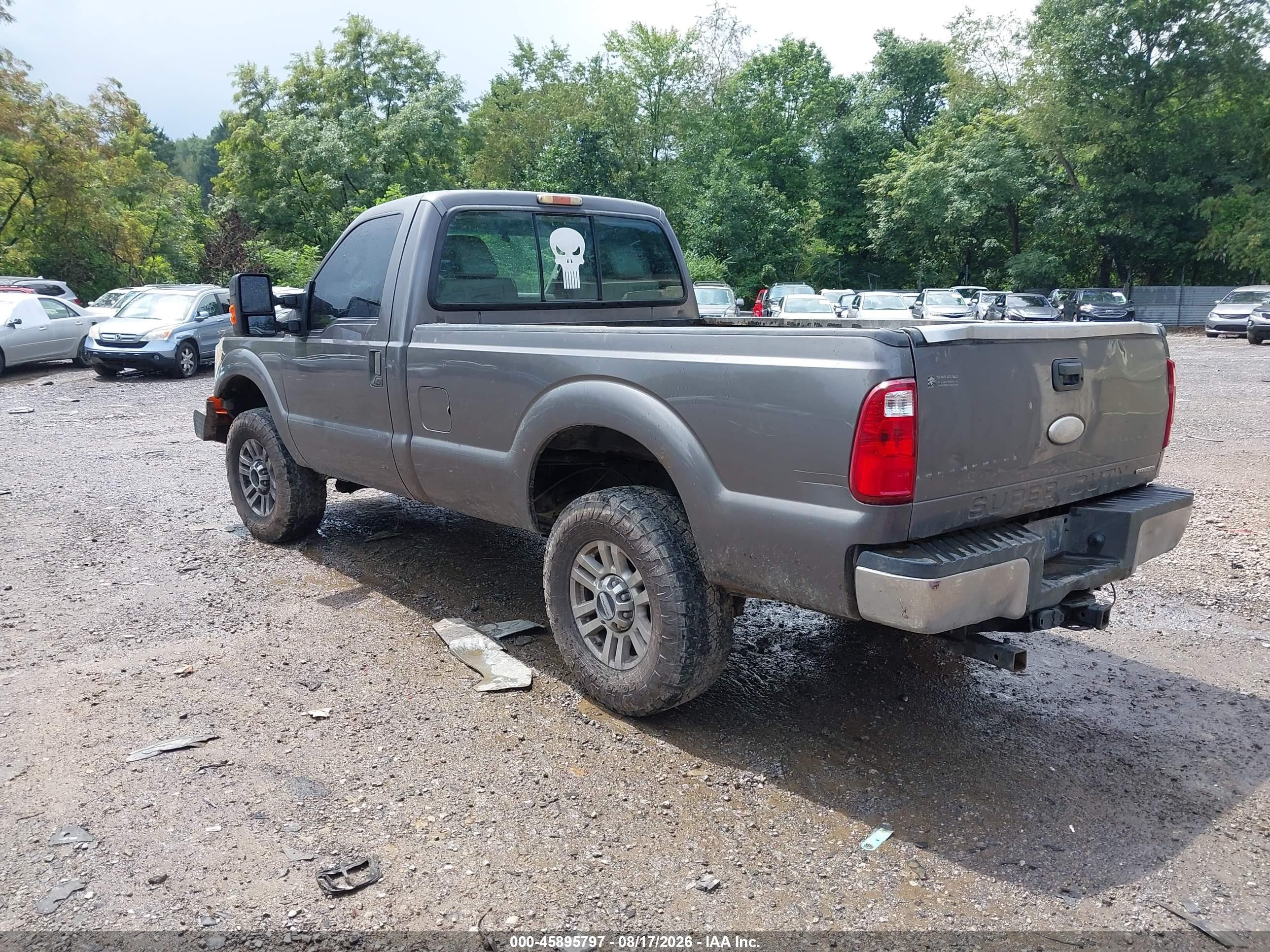 2012 Ford F-250 Xl Gray vin: 1FTBF2A69CEA42566