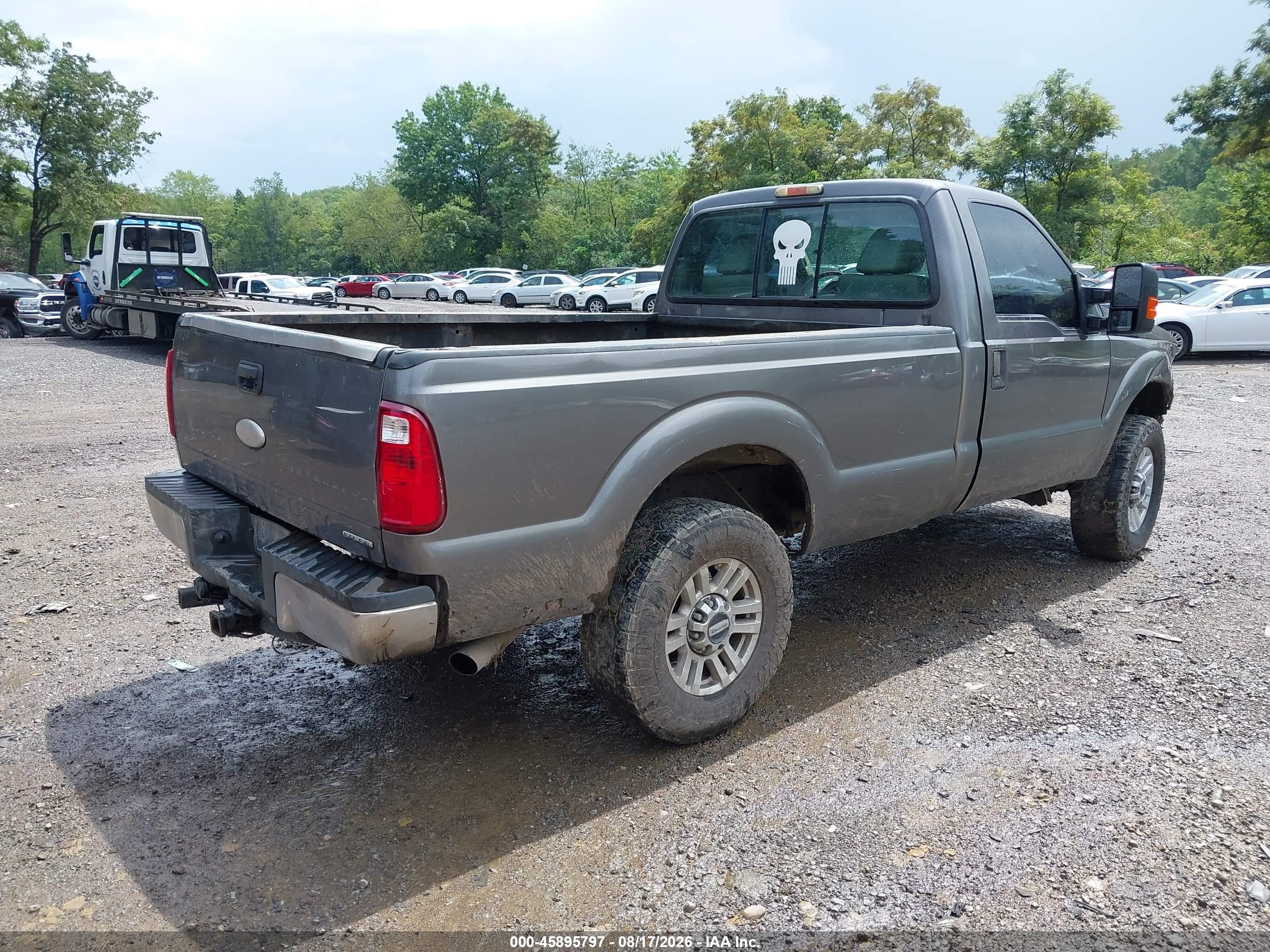 2012 Ford F-250 Xl Gray vin: 1FTBF2A69CEA42566