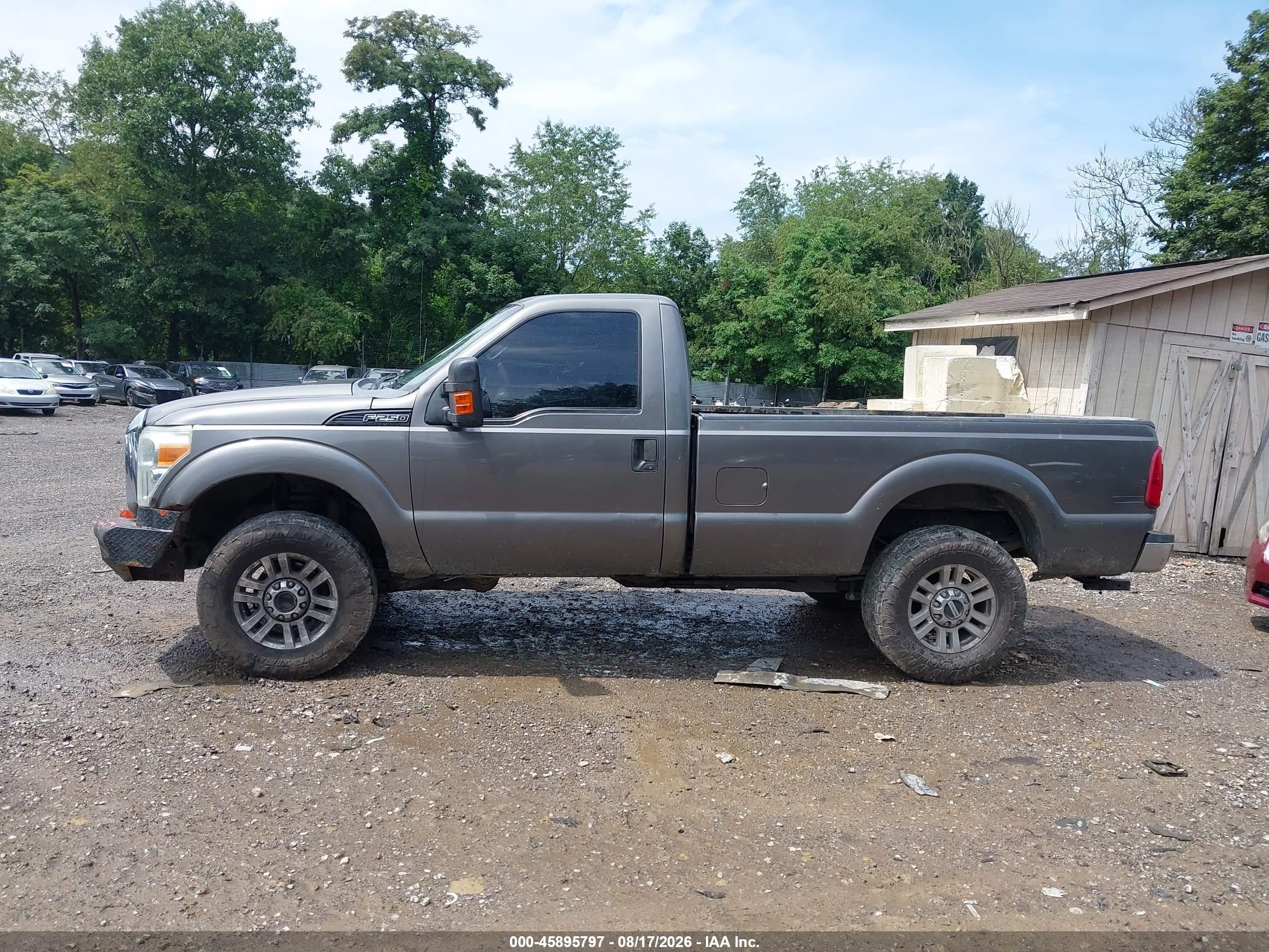 2012 Ford F-250 Xl Gray vin: 1FTBF2A69CEA42566