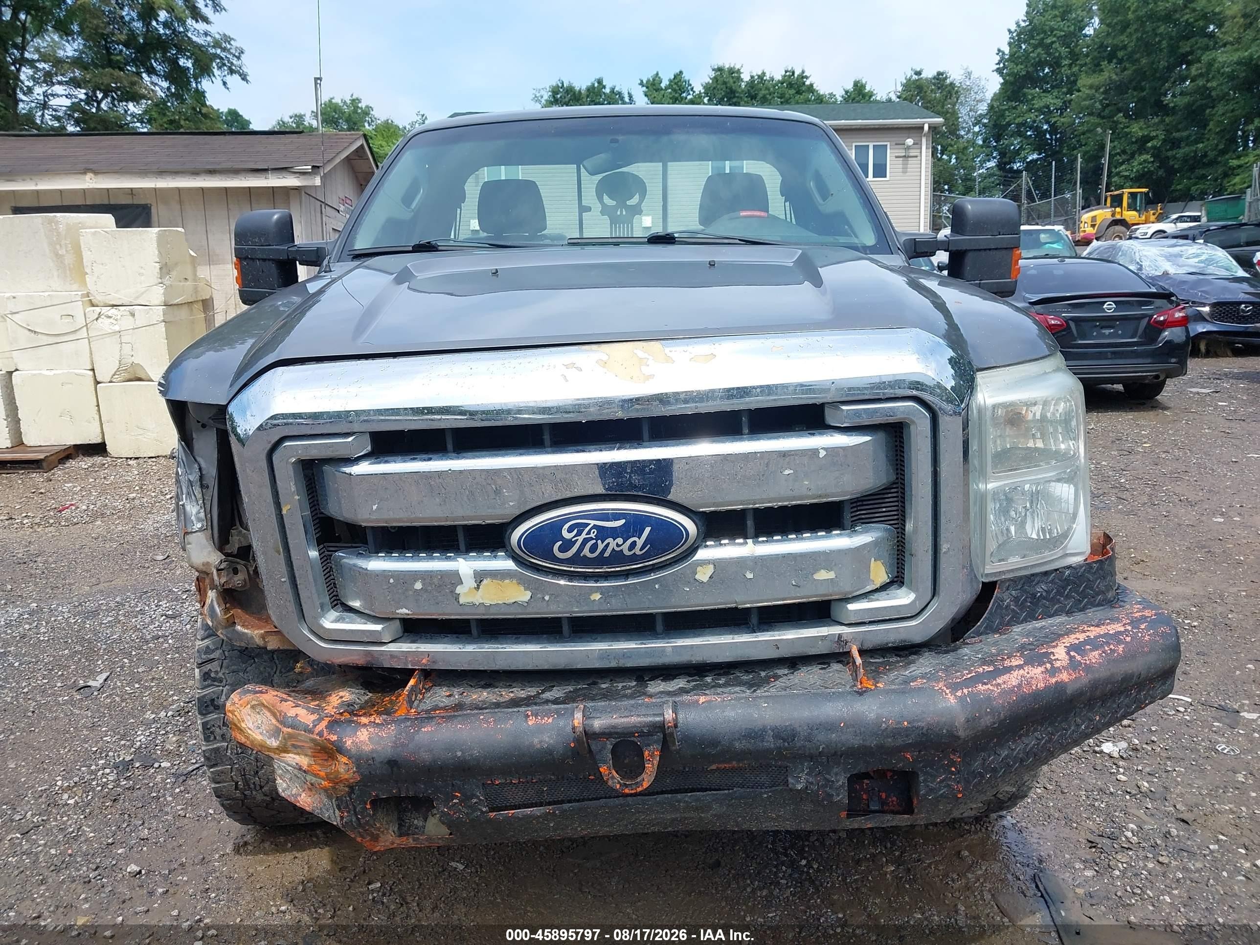 2012 Ford F-250 Xl Gray vin: 1FTBF2A69CEA42566