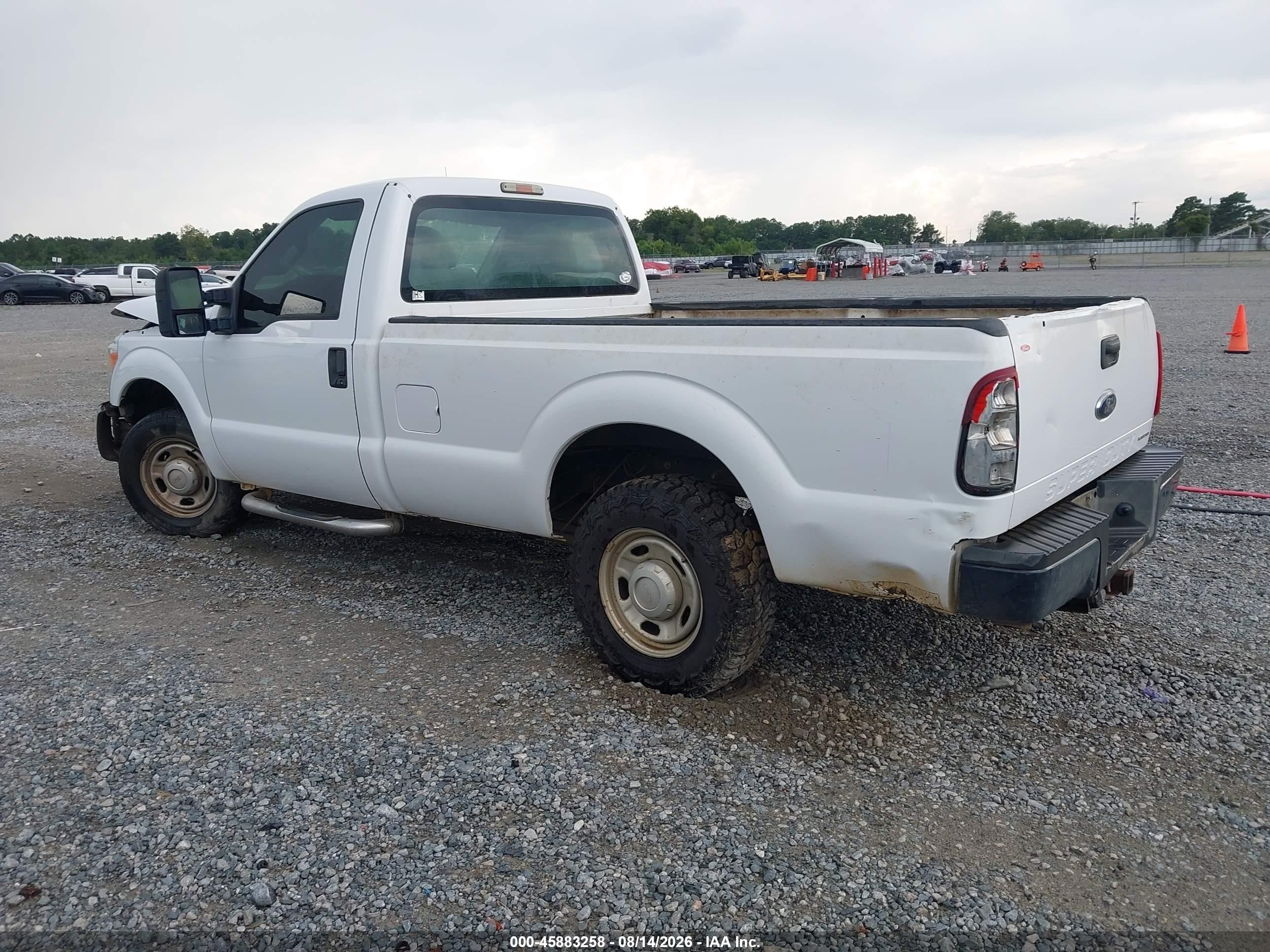 2012 Ford Super Duty F-250 Srw Xl White vin: 1FTBF2A69CED13156