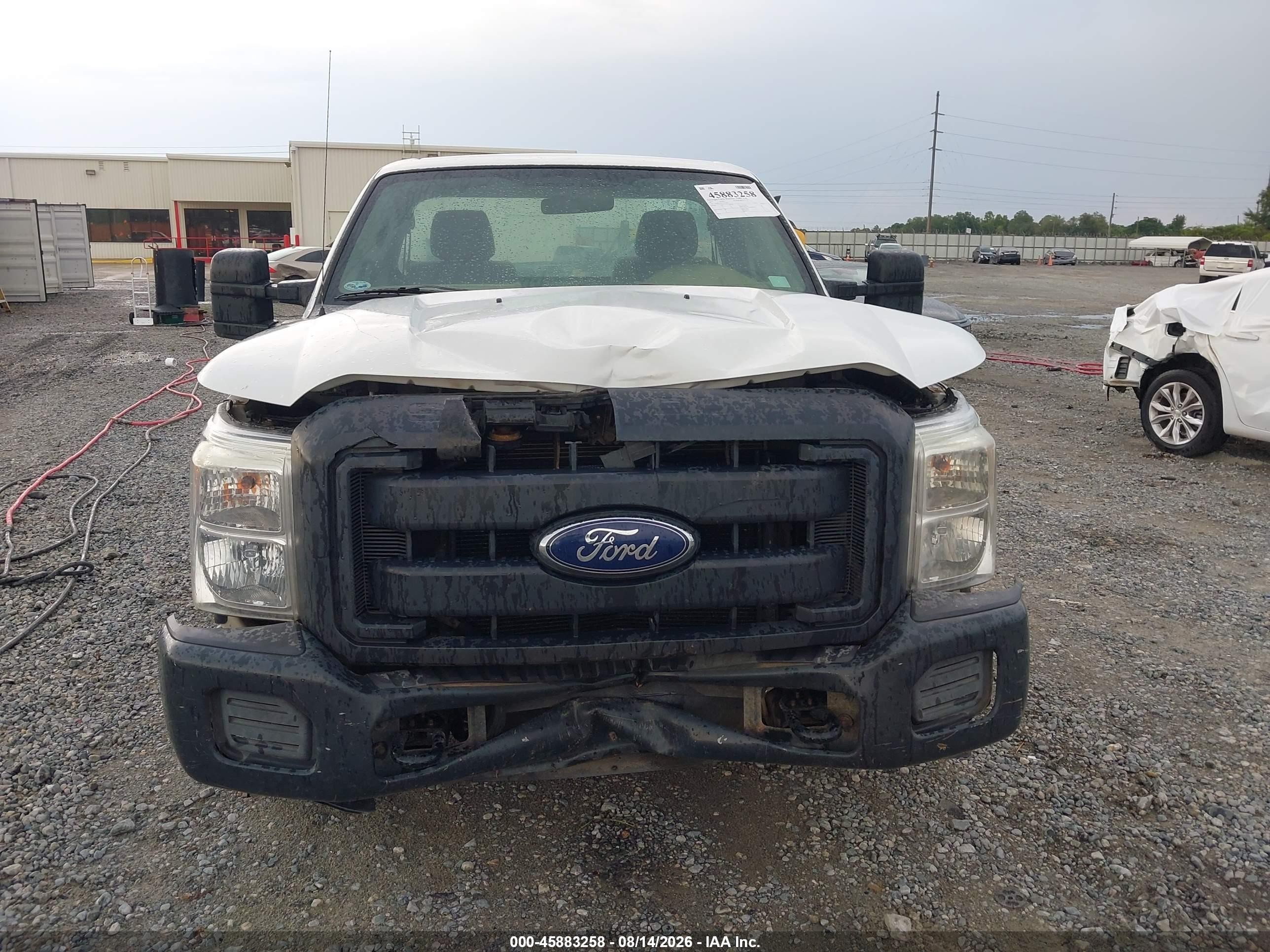 2012 Ford Super Duty F-250 Srw Xl White vin: 1FTBF2A69CED13156
