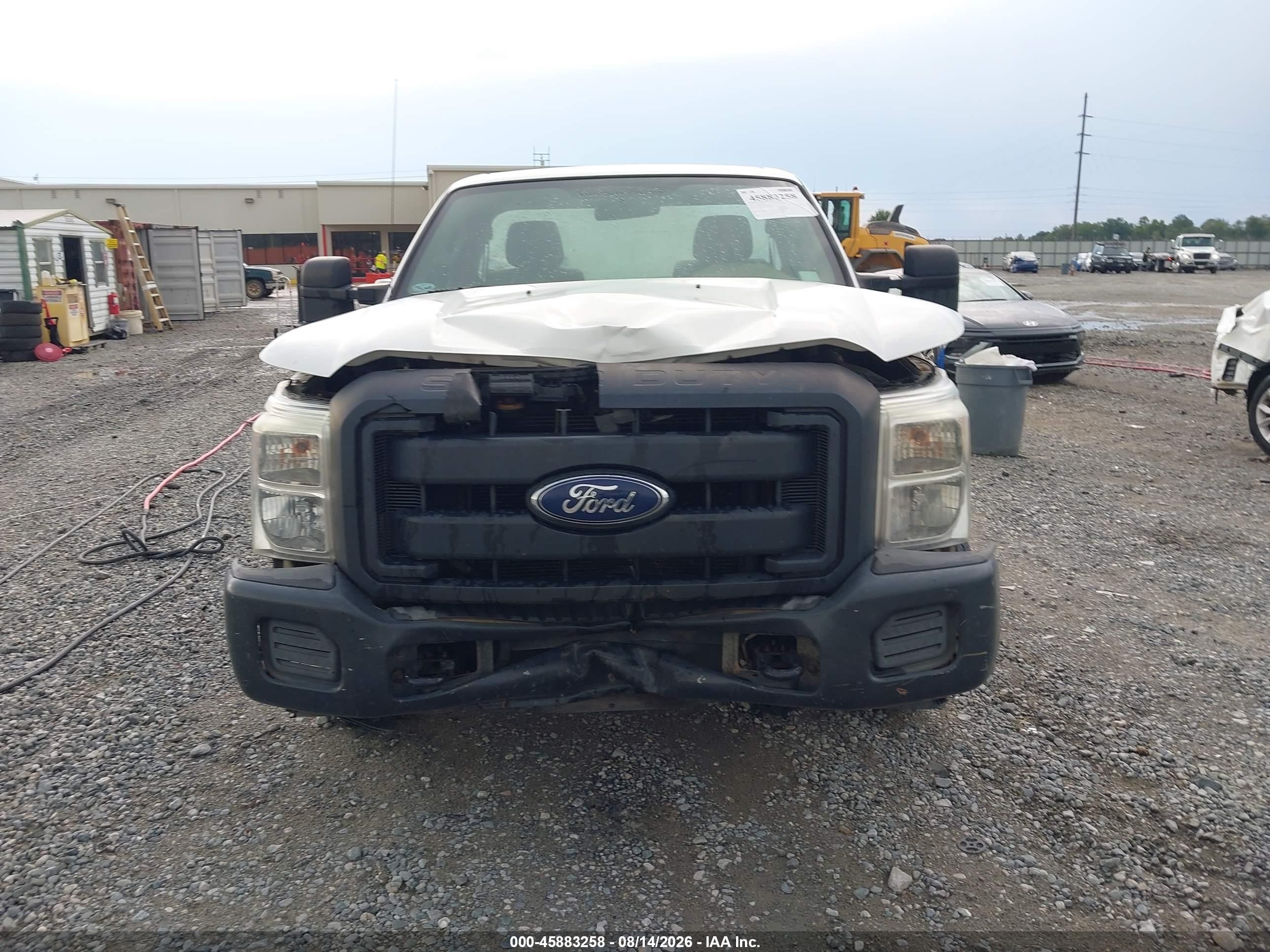 2012 Ford Super Duty F-250 Srw Xl White vin: 1FTBF2A69CED13156