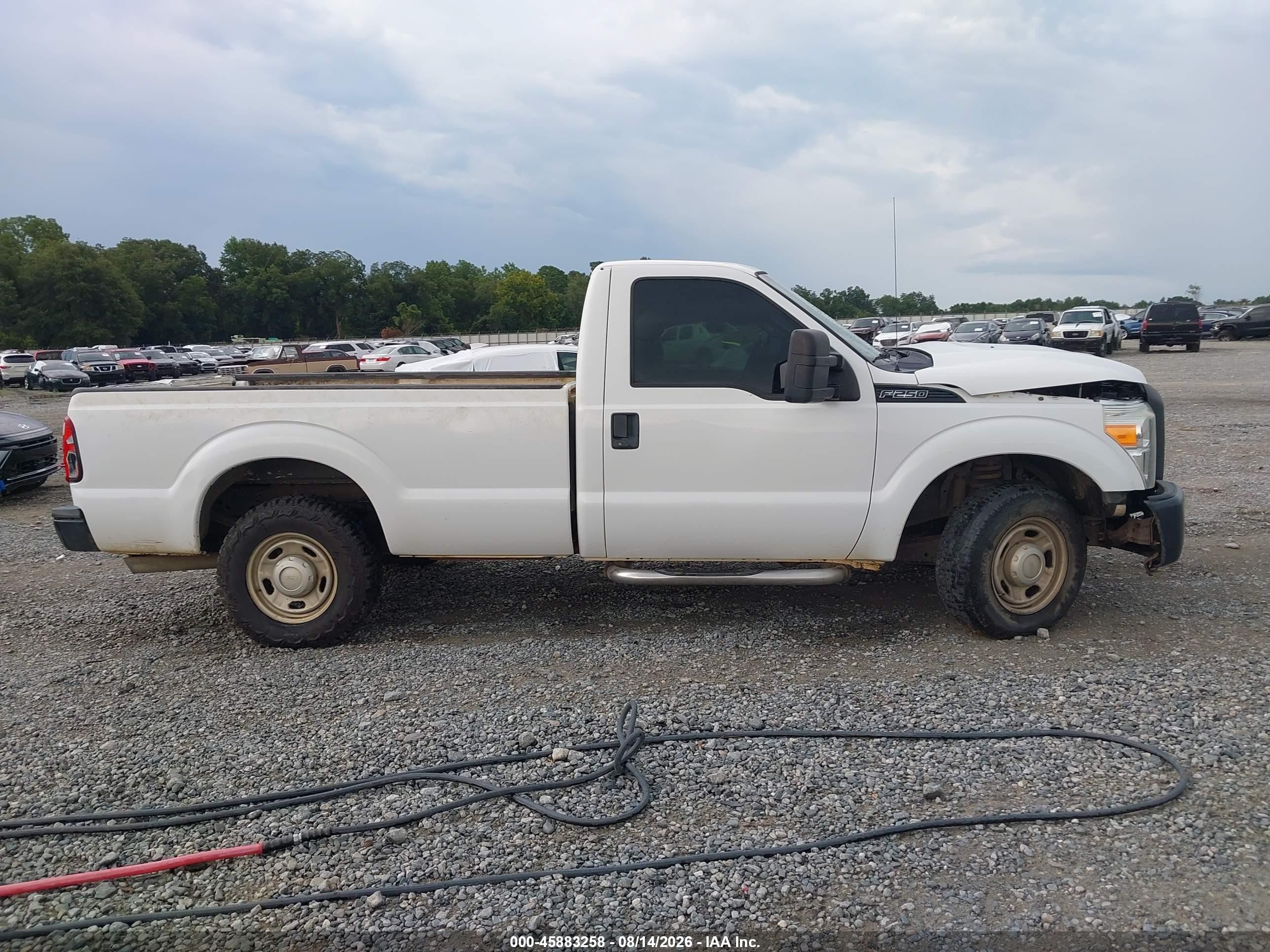 2012 Ford Super Duty F-250 Srw Xl White vin: 1FTBF2A69CED13156