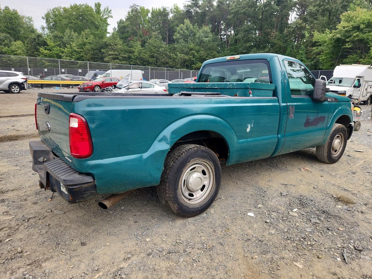 2012 Ford F250 Super Duty Turquoise vin: 1FTBF2A6XCED13344