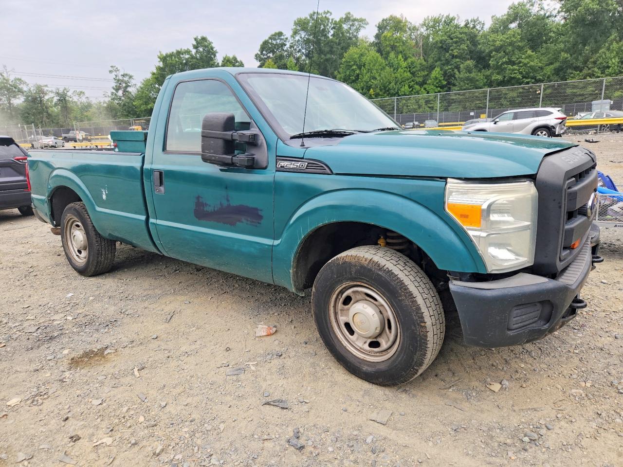 2012 Ford F250 Super Duty Turquoise vin: 1FTBF2A6XCED13344