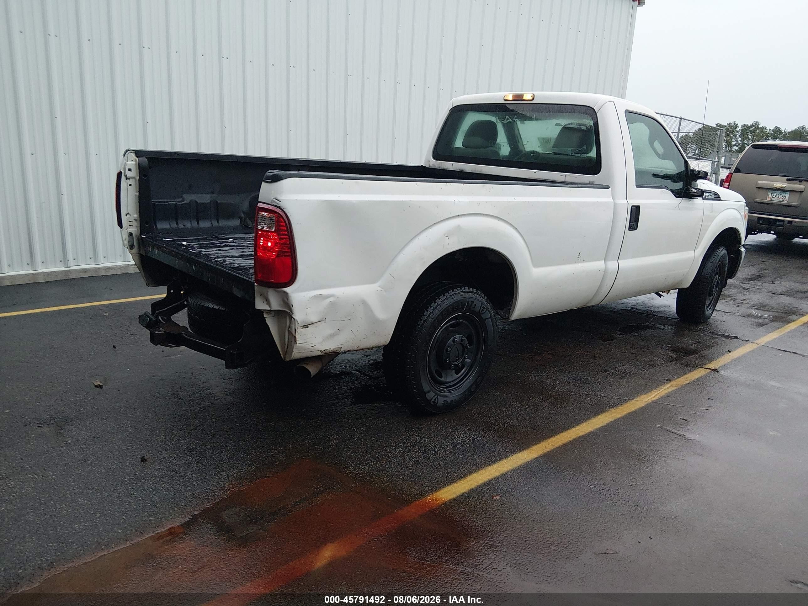 2013 Ford F-250 Xl White vin: 1FTBF2A6XDEB27613
