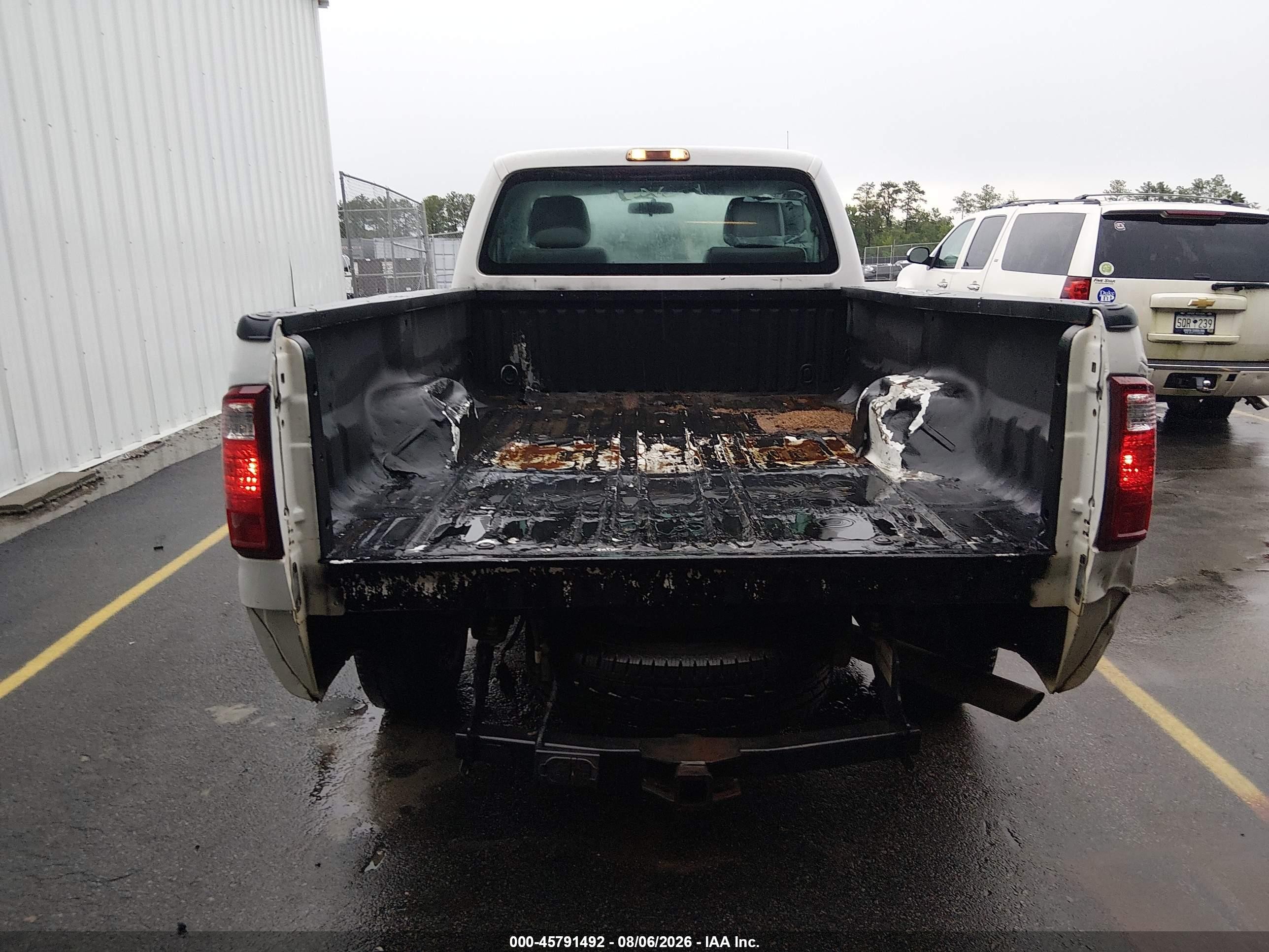 2013 Ford F-250 Xl White vin: 1FTBF2A6XDEB27613