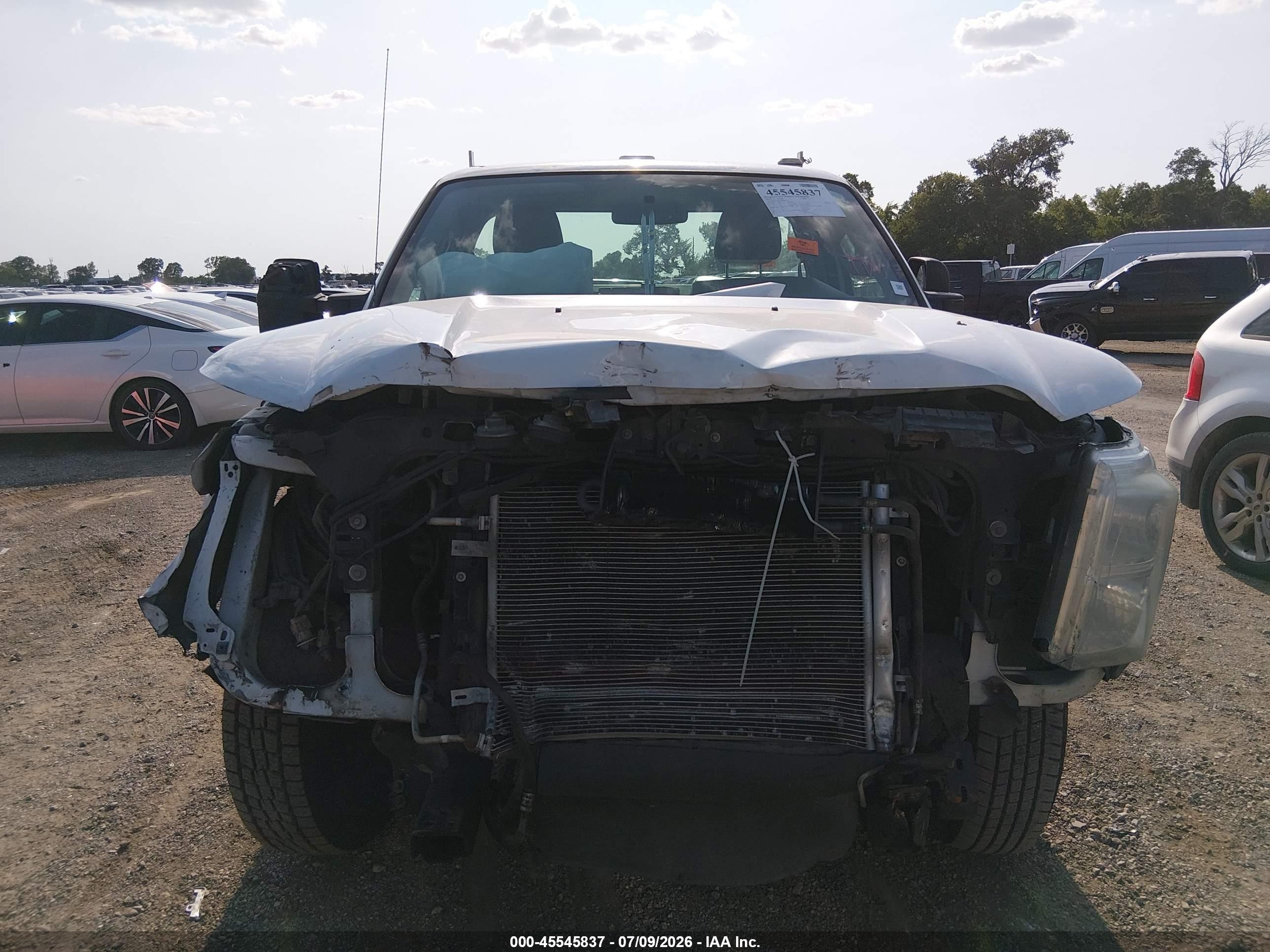 2014 Ford F-250 Xl/xlt White vin: 1FTBF2A6XEEB68969