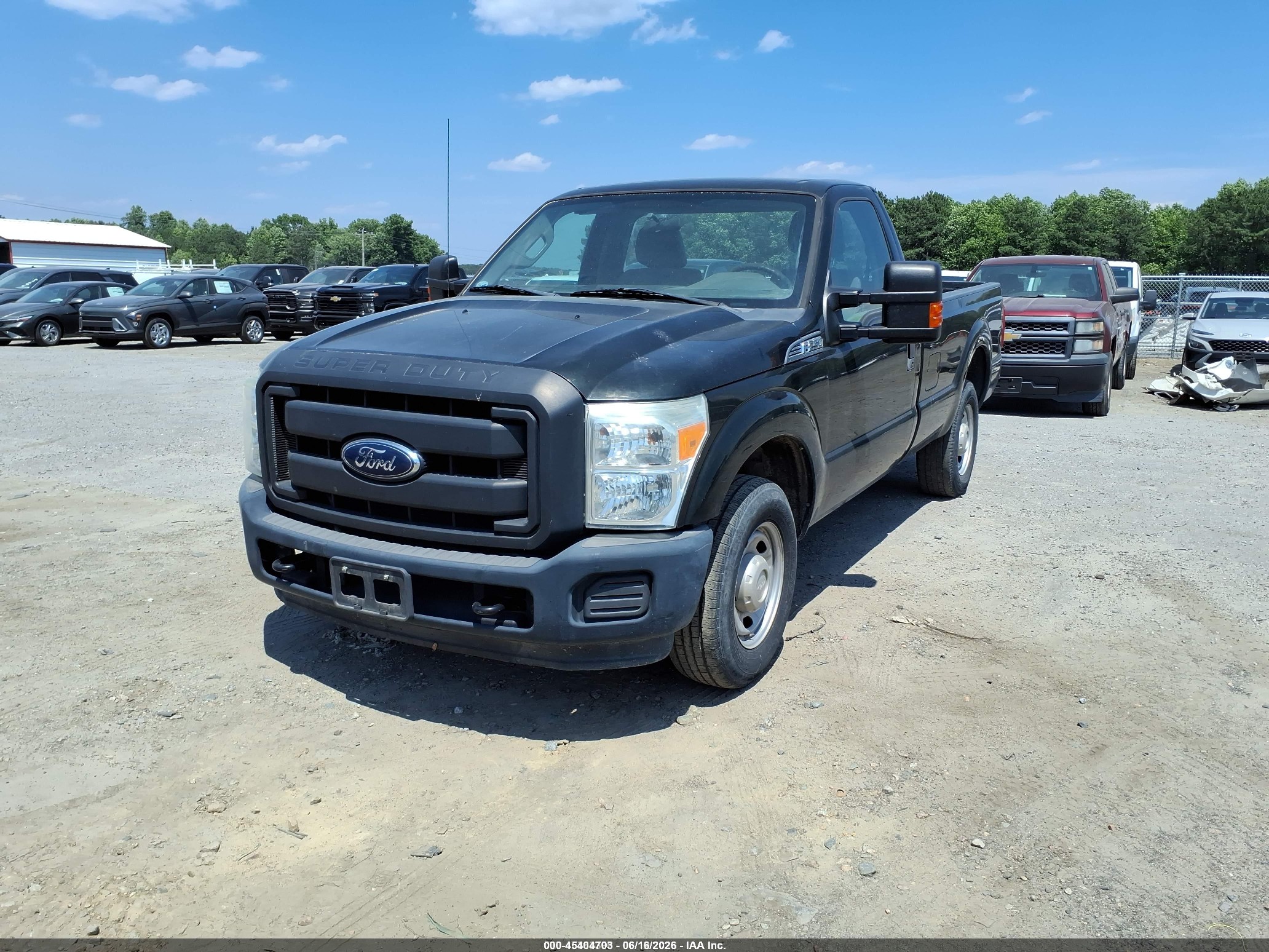 2015 Ford F-250 Xl Green vin: 1FTBF2A6XFEA24419