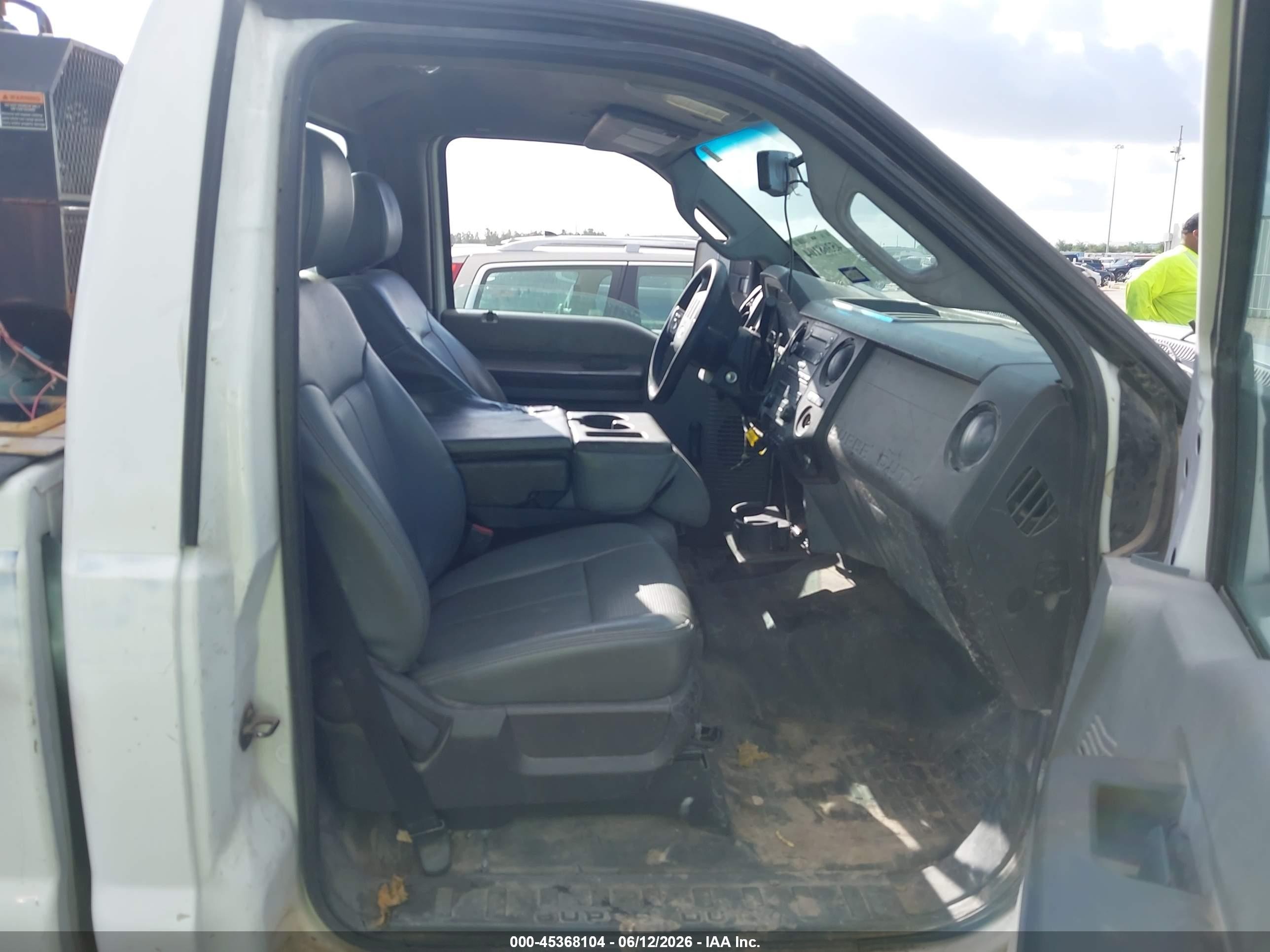 2015 Ford F-250 Xl/xlt White vin: 1FTBF2A6XFED56845