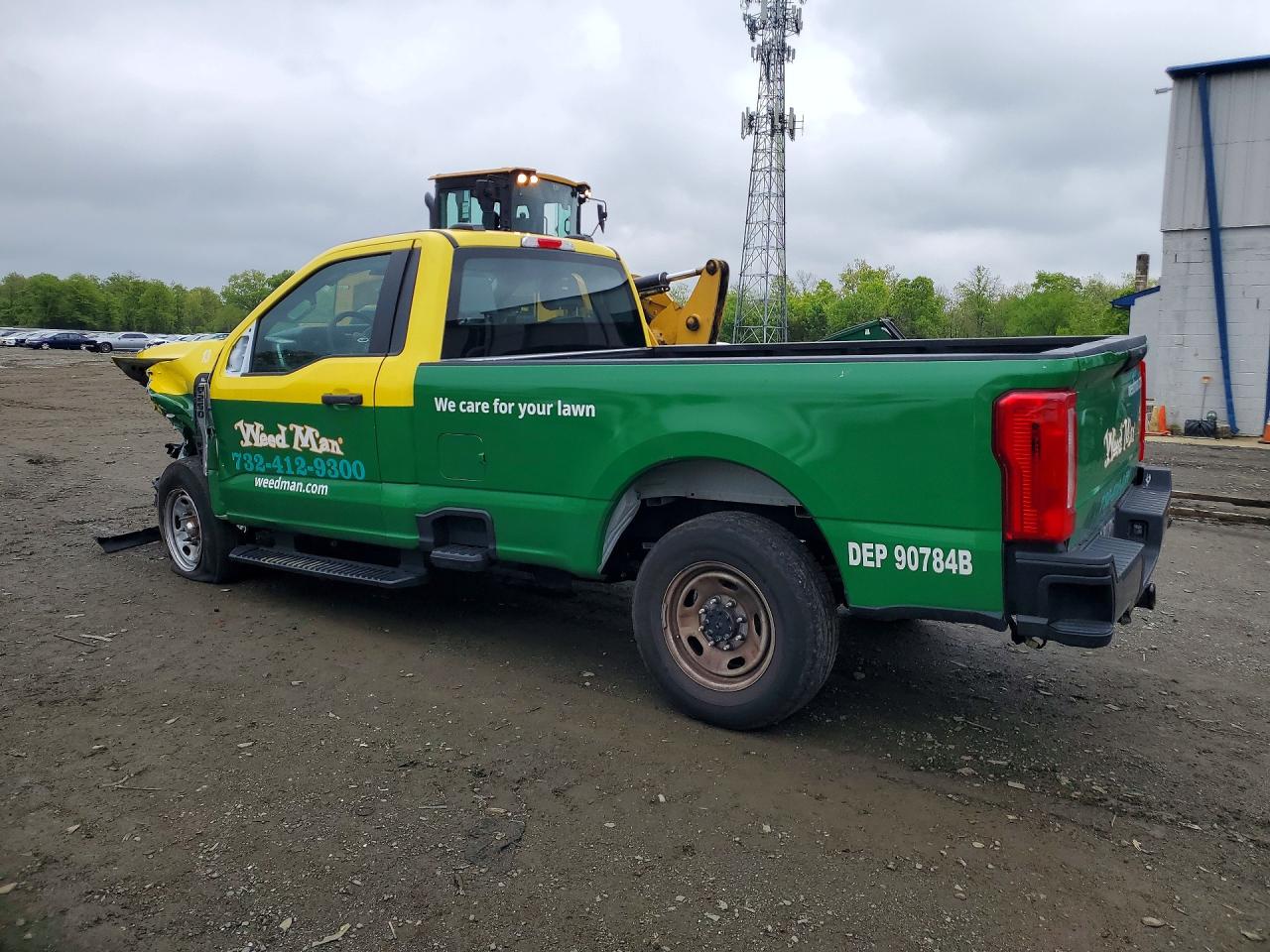 2023 Ford F250 Super Duty Yellow vin: 1FTBF2AA0PED44595