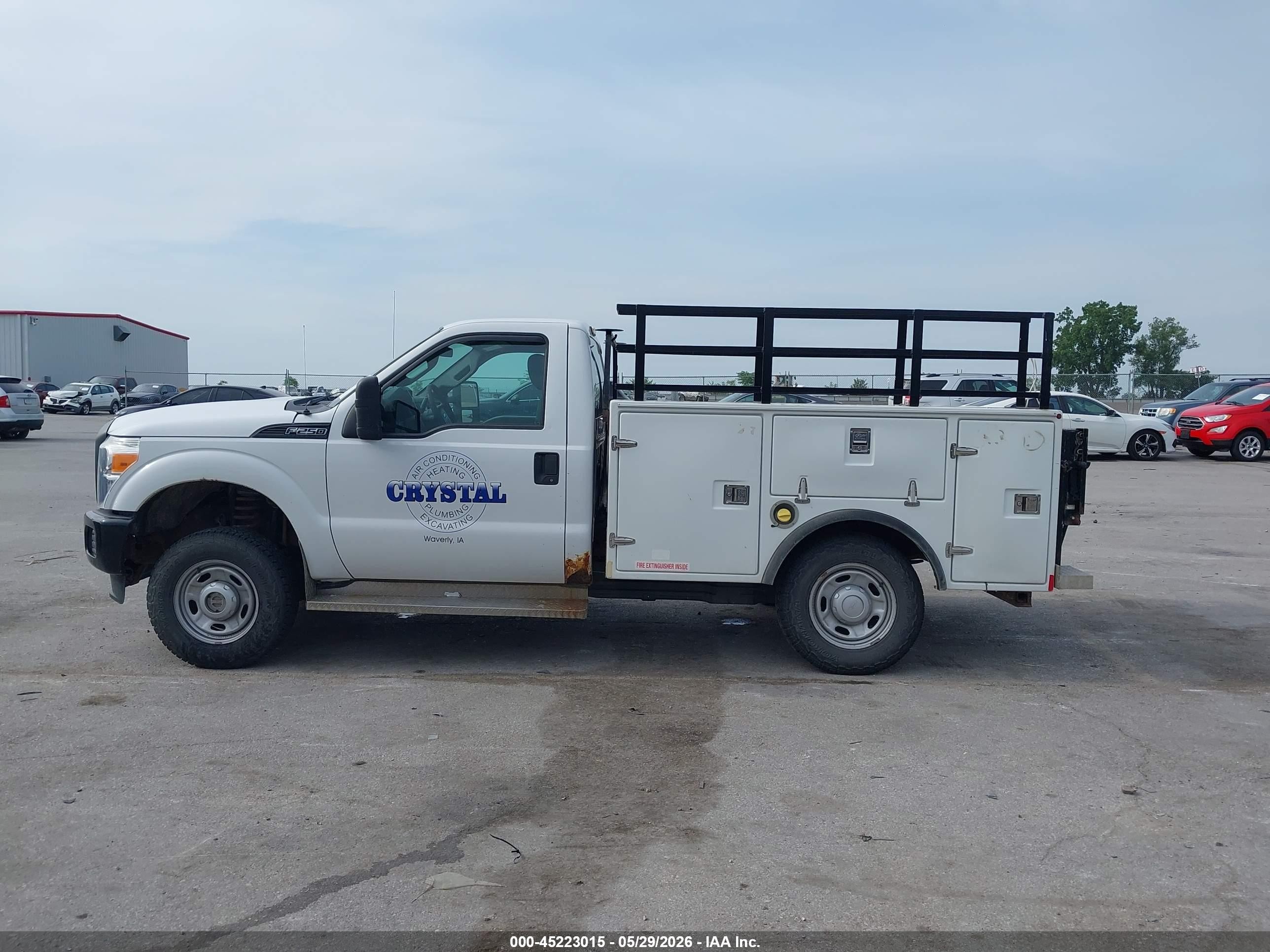 2013 Ford F-250 Xl White vin: 1FTBF2B60DEA09469