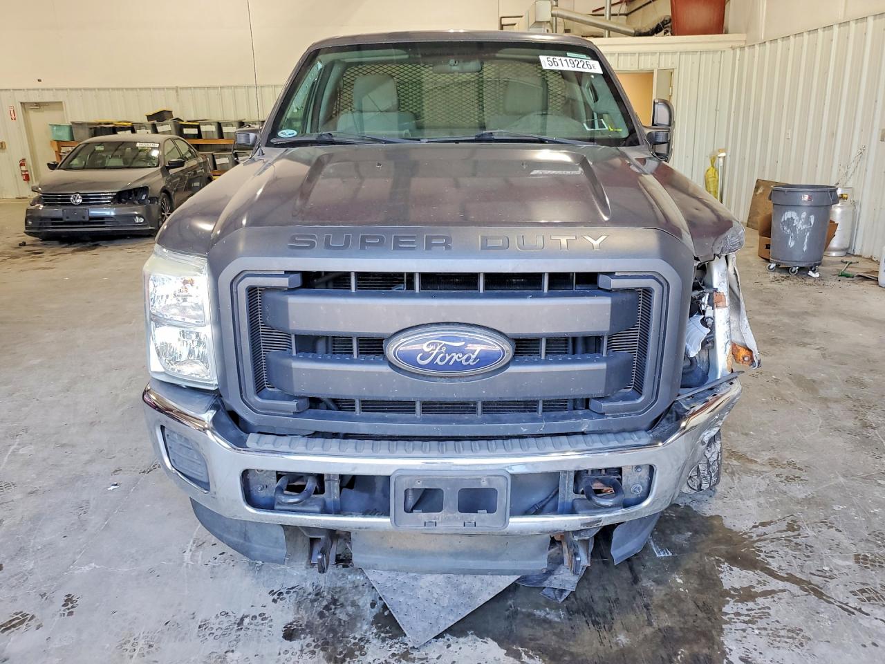 2015 Ford F250 Super Duty Gray vin: 1FTBF2B60FEB38346