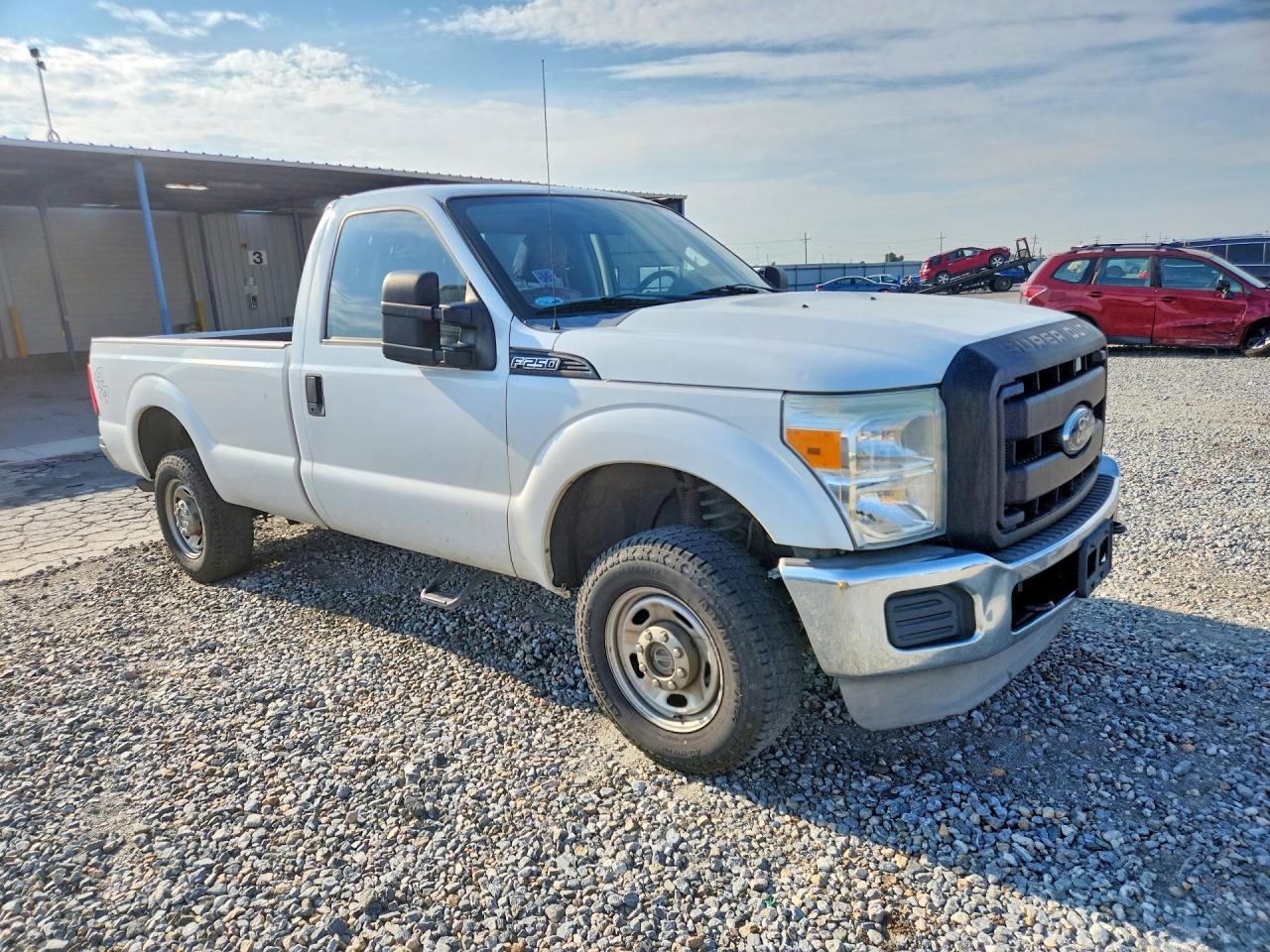 2011 Ford F250 Super Duty White vin: 1FTBF2B62BEB76686