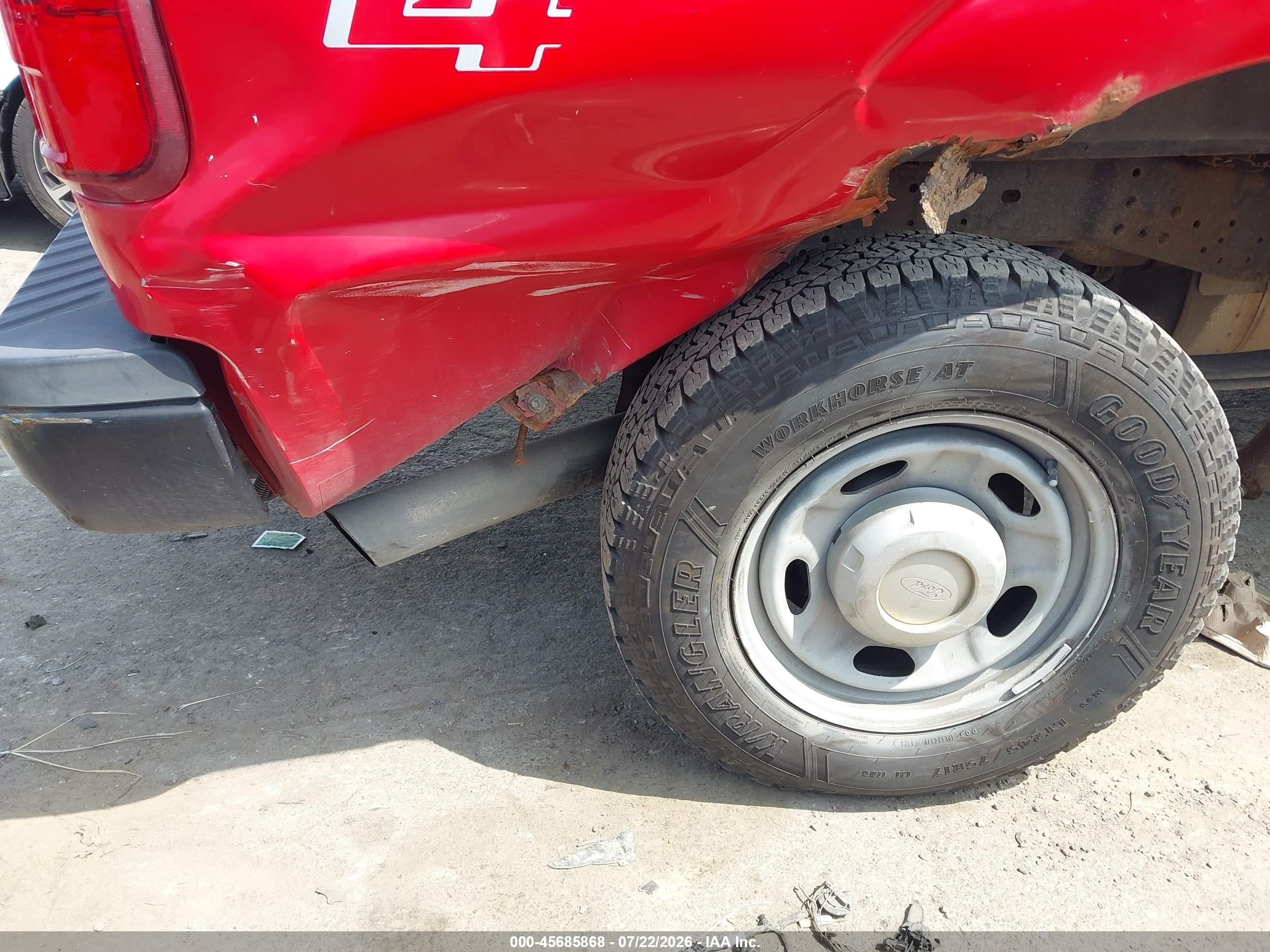 2015 Ford F250 Super Duty Red vin: 1FTBF2B62FEC09546