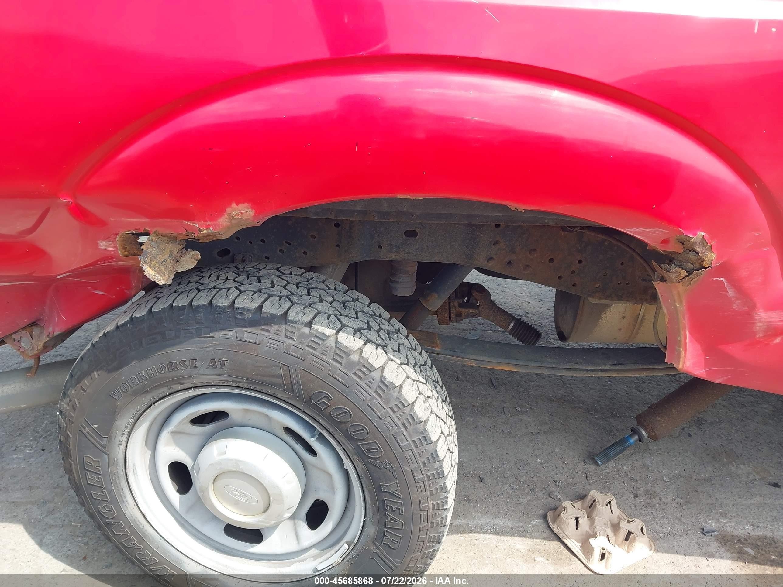 2015 Ford F250 Super Duty Red vin: 1FTBF2B62FEC09546