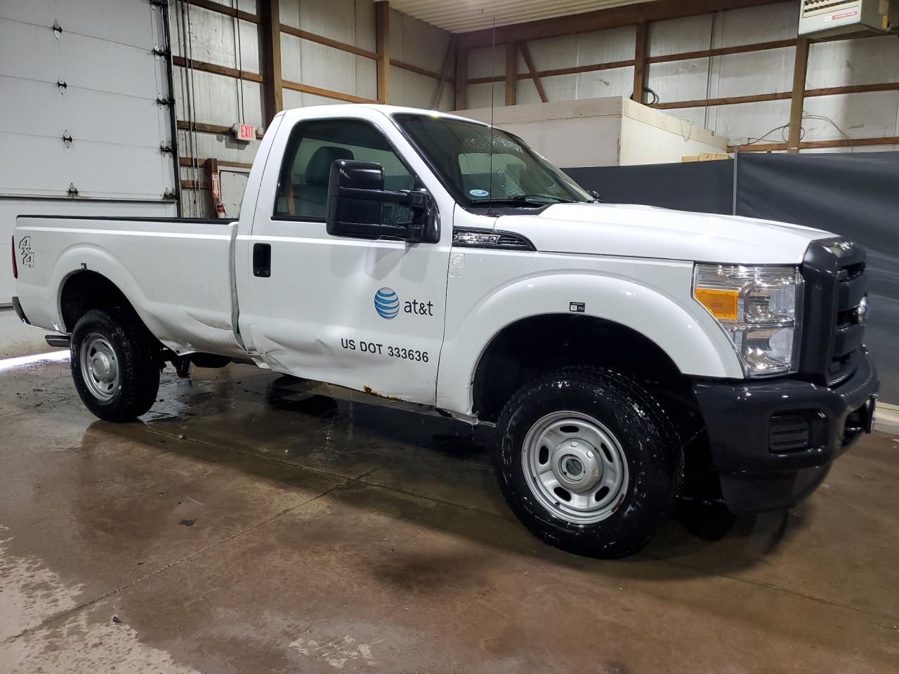 2013 Ford F250 Cng 4x4 Белый vin: 1FTBF2B63DEB82399 Damage: Right Front Door, Rust, 6 To 7 Inches