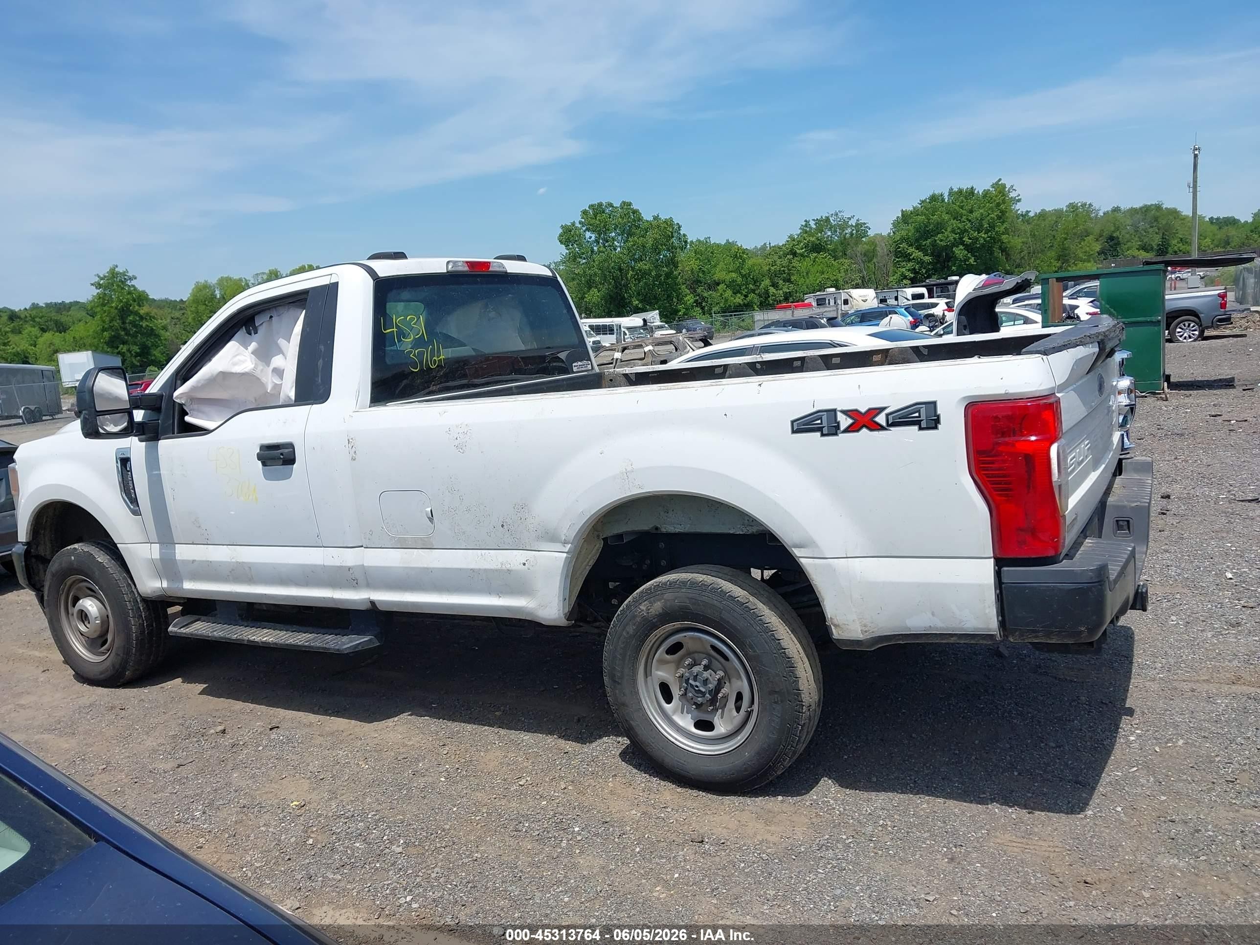 2022 Ford F-250 Xl White vin: 1FTBF2B63NEC57944