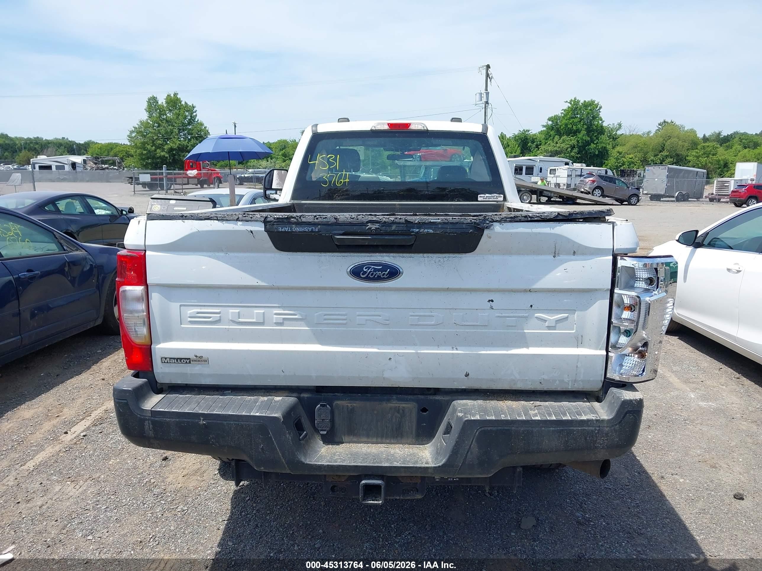 2022 Ford F-250 Xl White vin: 1FTBF2B63NEC57944