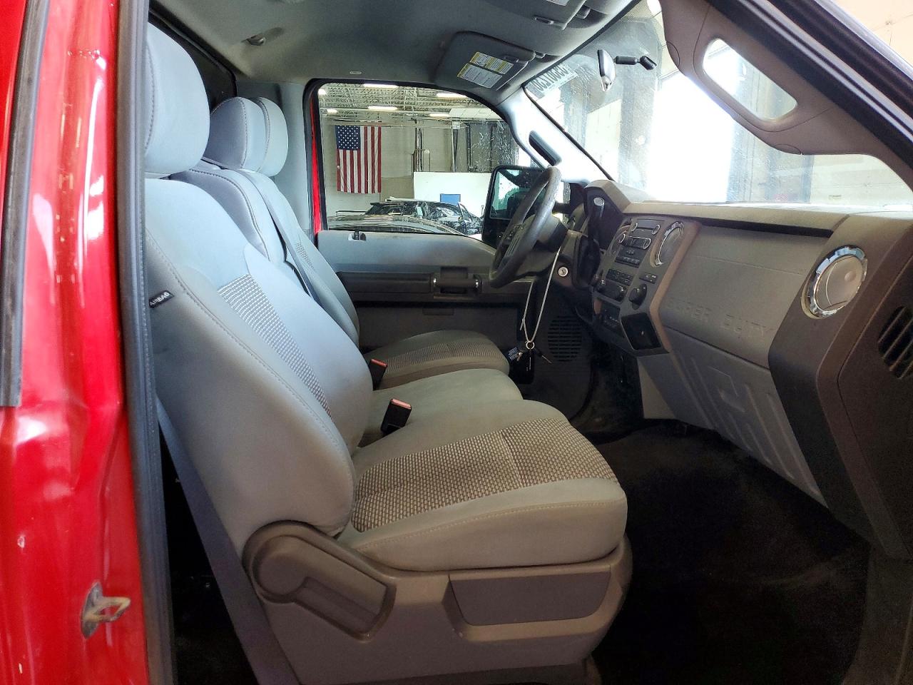 2011 Ford F250 Super Duty Red vin: 1FTBF2B66BEB40029