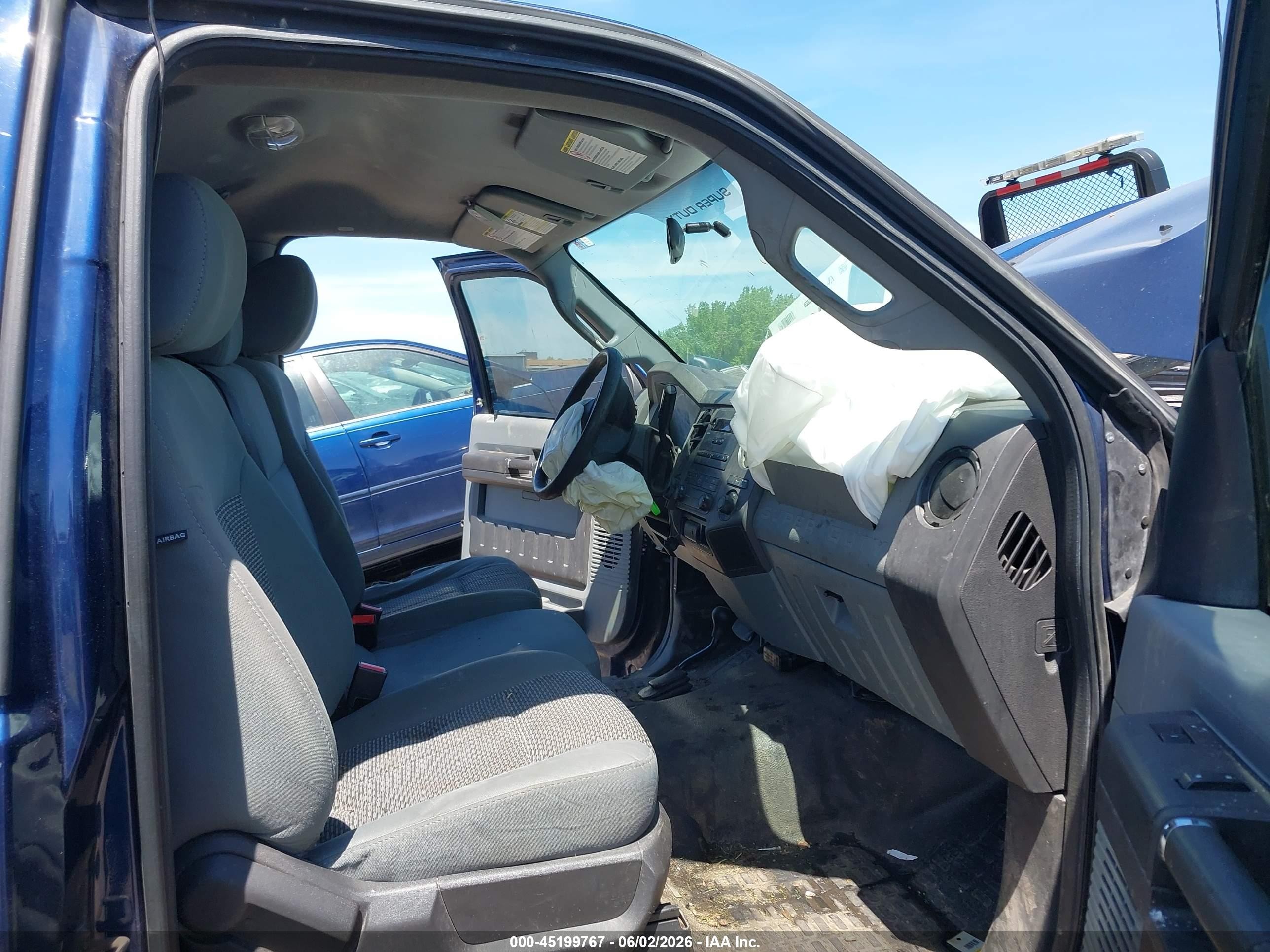 2011 Ford F-250 Xl Blue vin: 1FTBF2B66BED08350