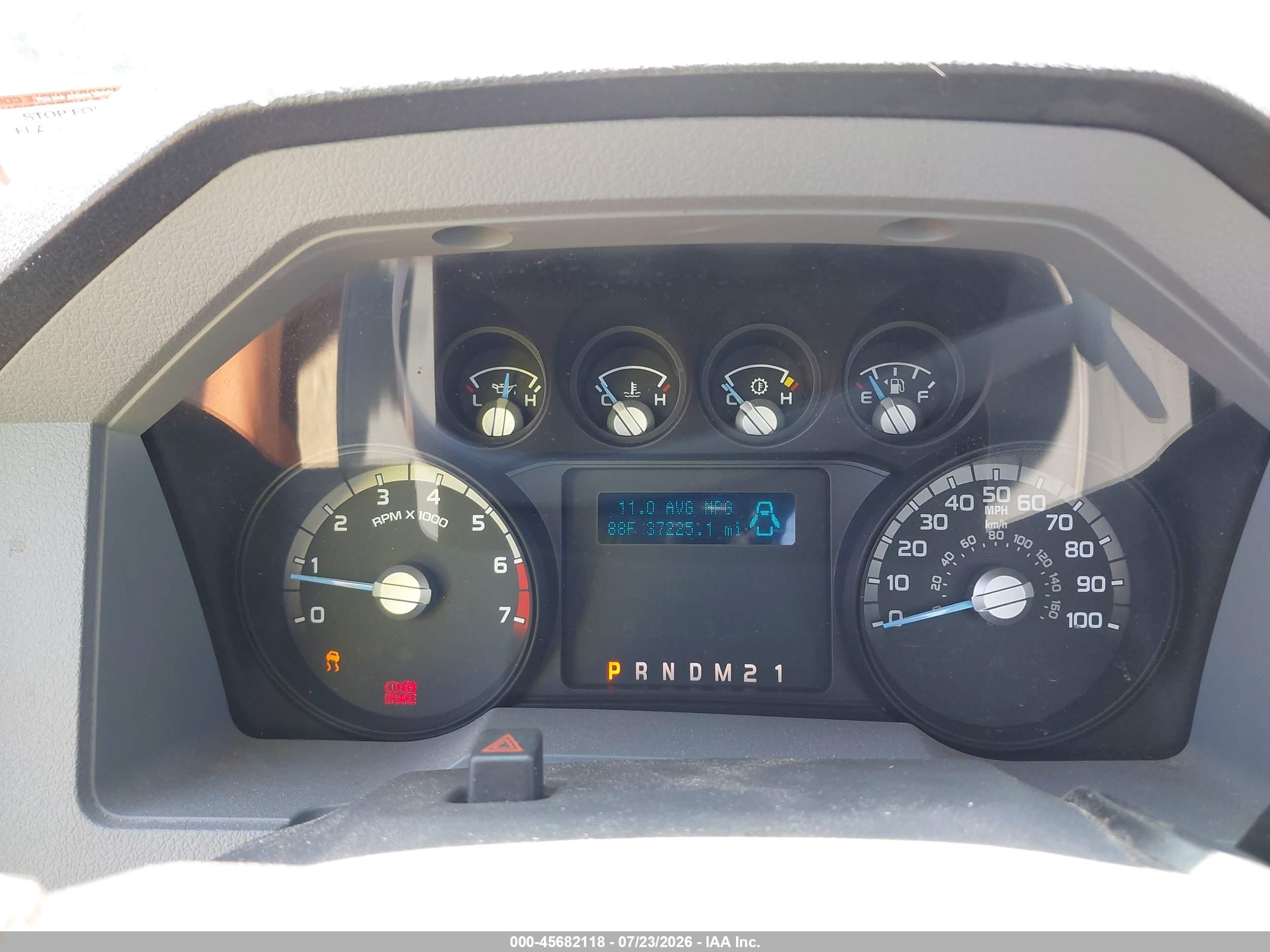2015 Ford F-250 Xl White vin: 1FTBF2B66FEB99734