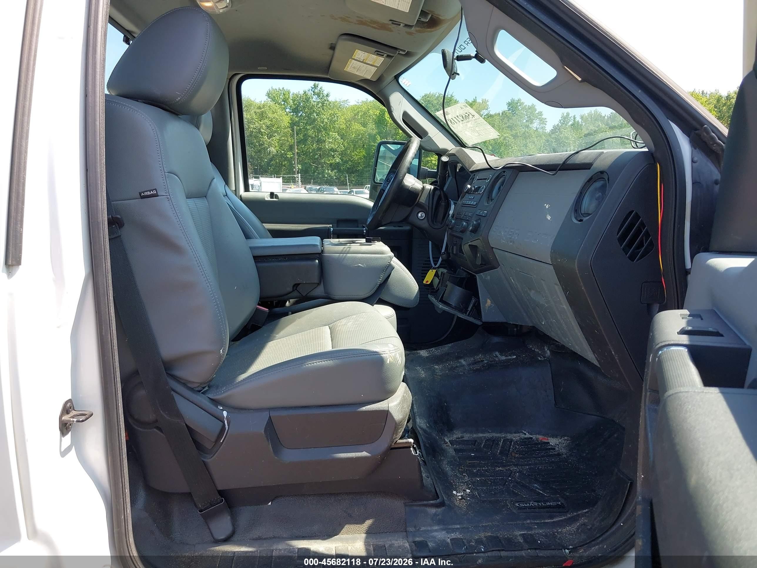 2015 Ford F-250 Xl White vin: 1FTBF2B66FEB99734