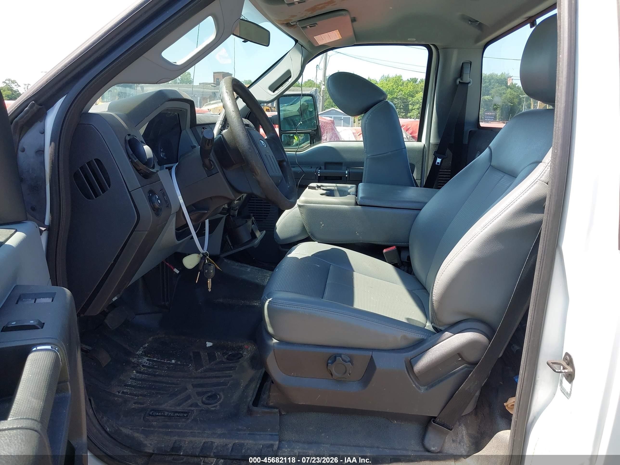 2015 Ford F-250 Xl White vin: 1FTBF2B66FEB99734