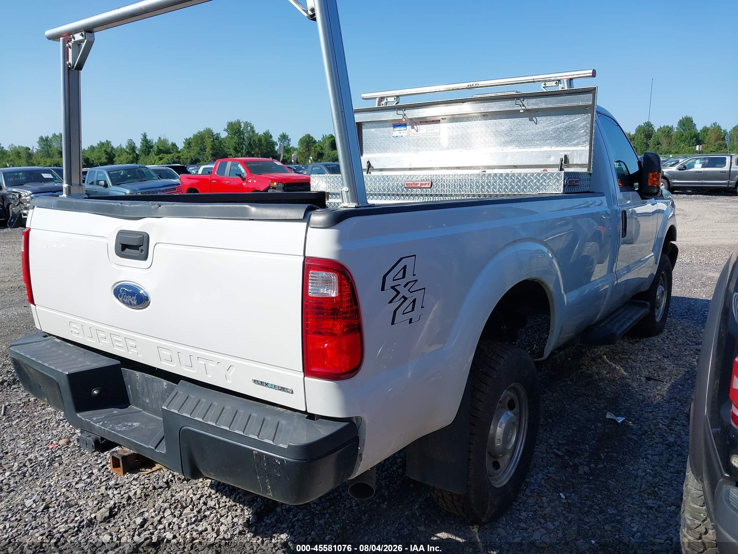 2015 Ford F-250 Xl White vin: 1FTBF2B66FED57473