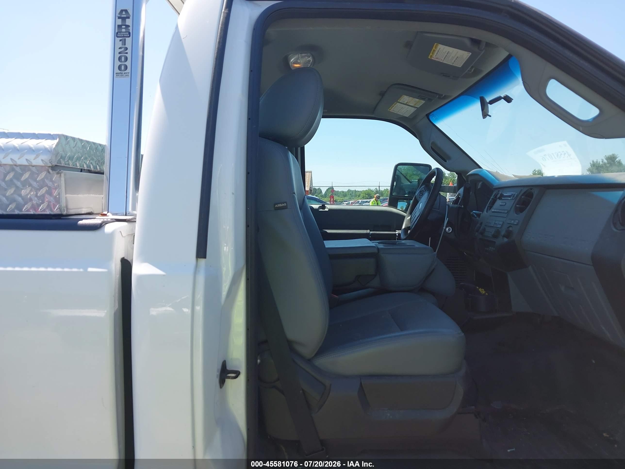 2015 Ford F-250 Xl White vin: 1FTBF2B66FED57473