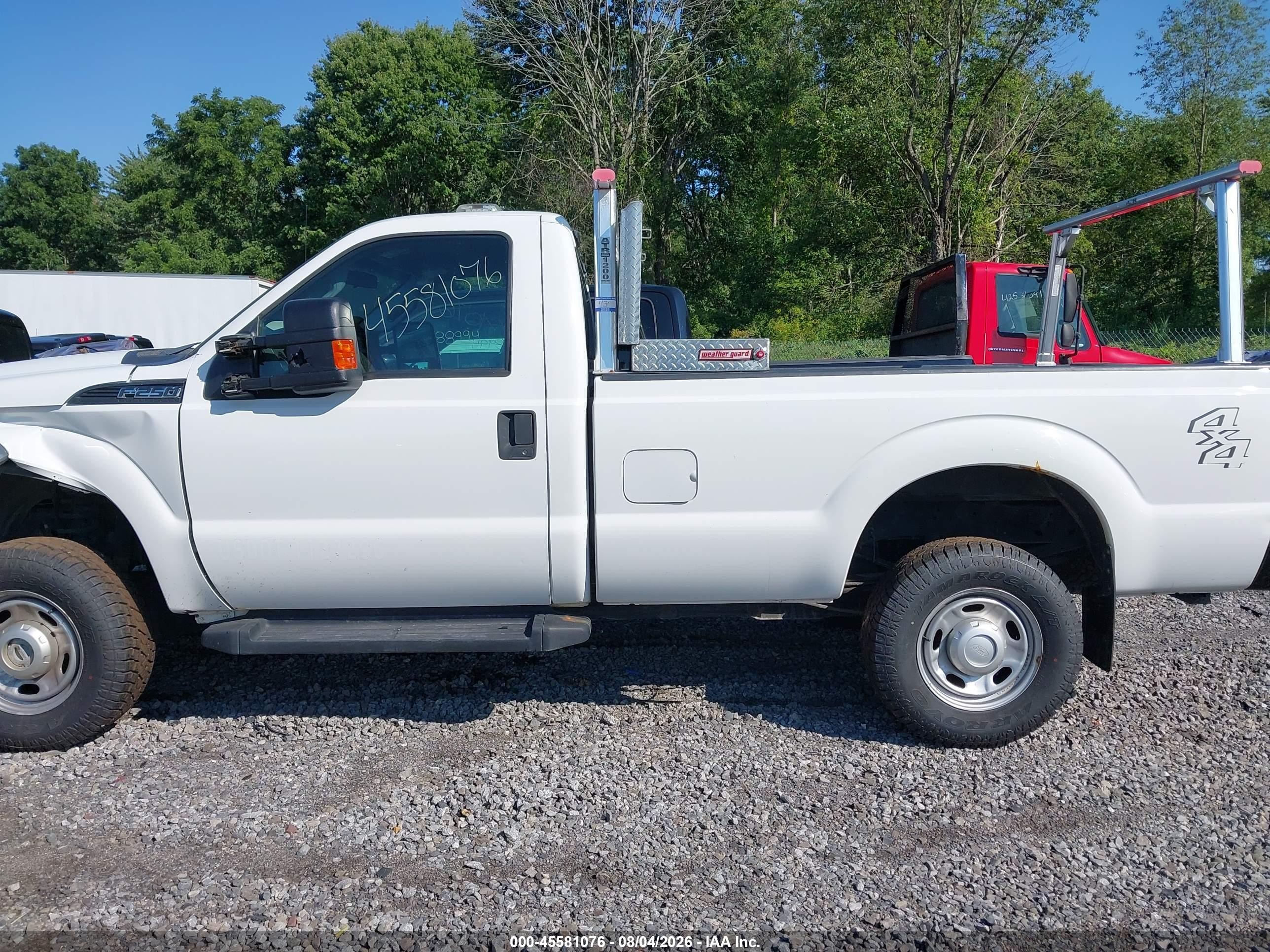2015 Ford F-250 Xl White vin: 1FTBF2B66FED57473