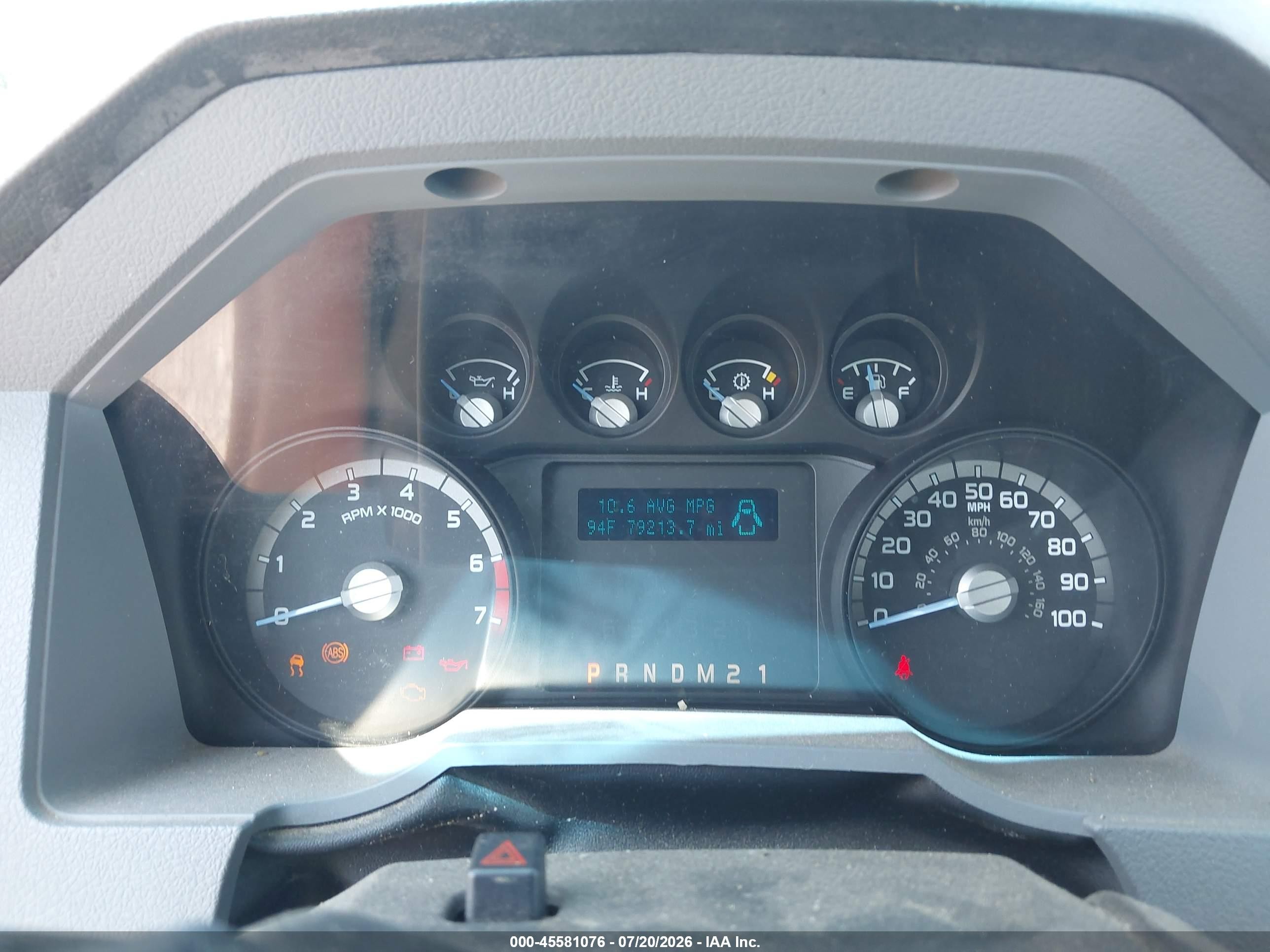 2015 Ford F-250 Xl White vin: 1FTBF2B66FED57473